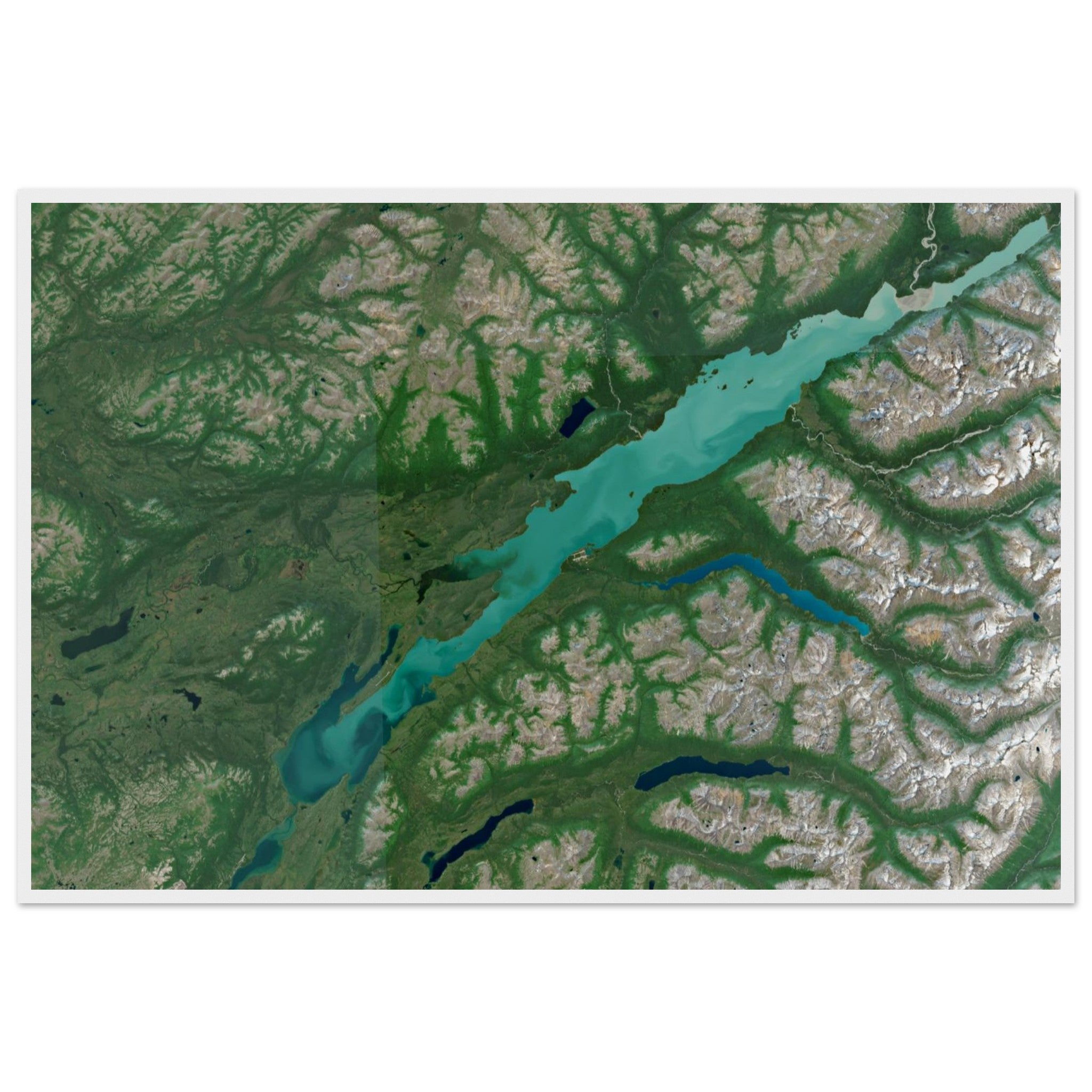 Lake Clark National Park Natural Earth Print - Ink And Atlas