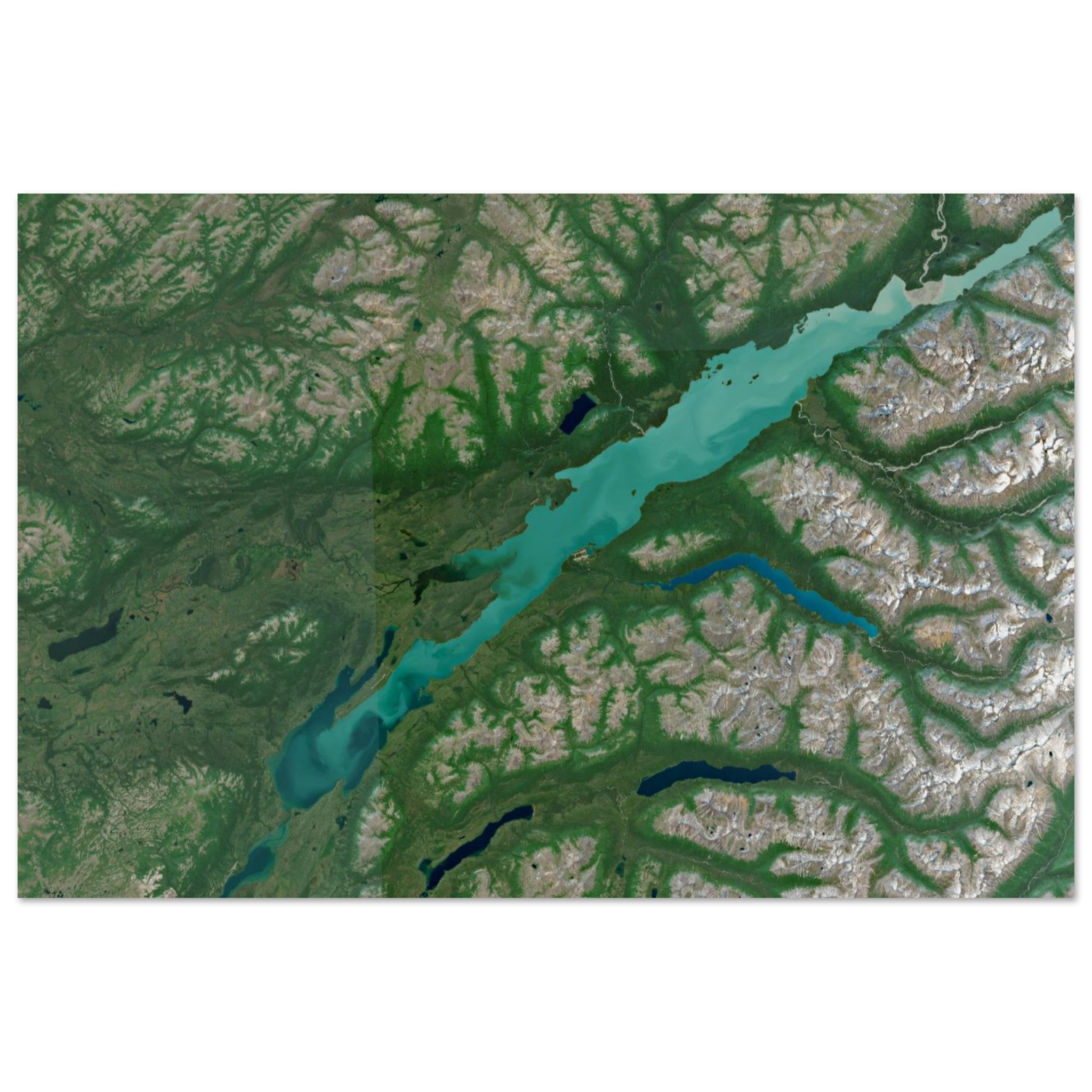 Lake Clark National Park Natural Earth Print - Ink And Atlas