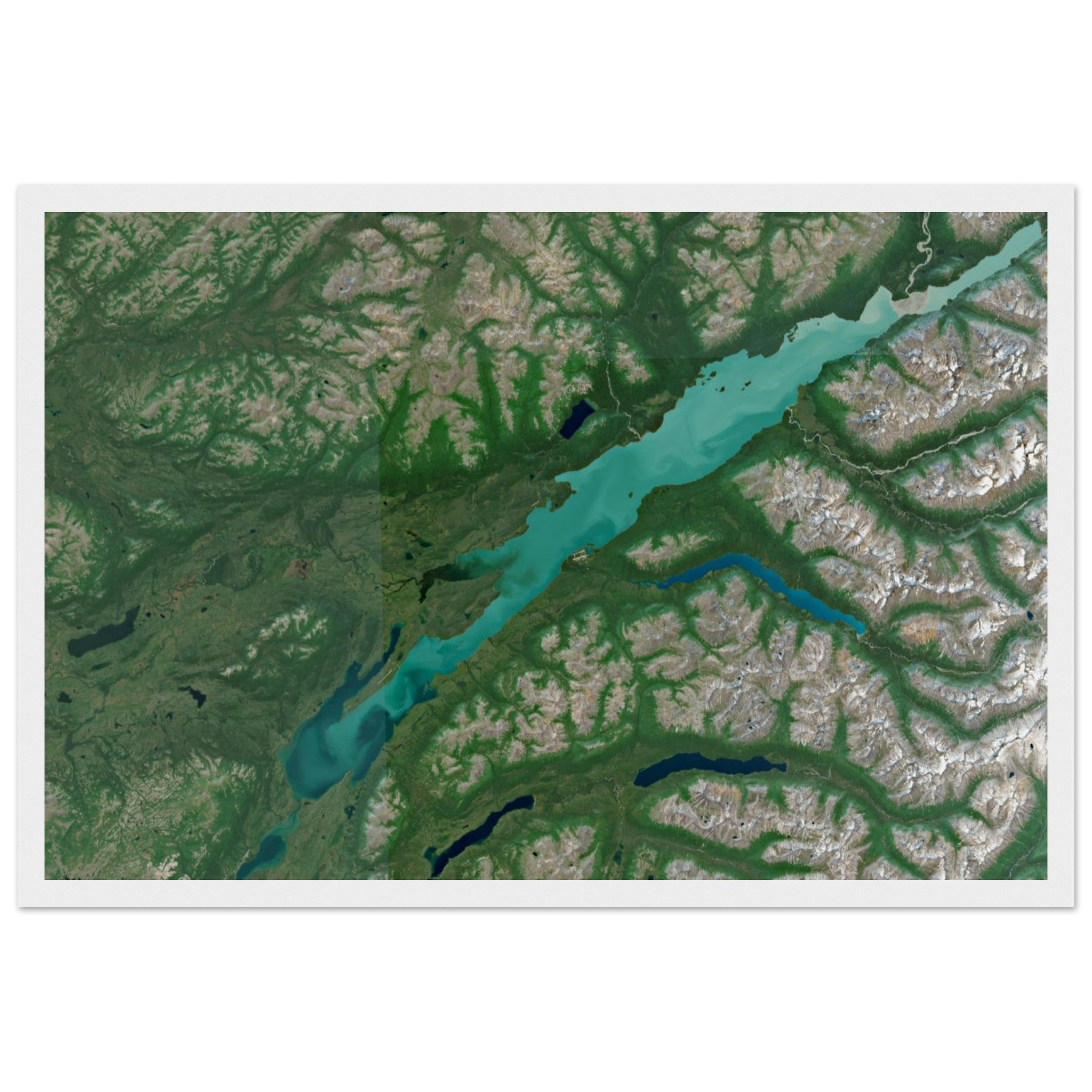 Lake Clark National Park Natural Earth Print - Ink And Atlas