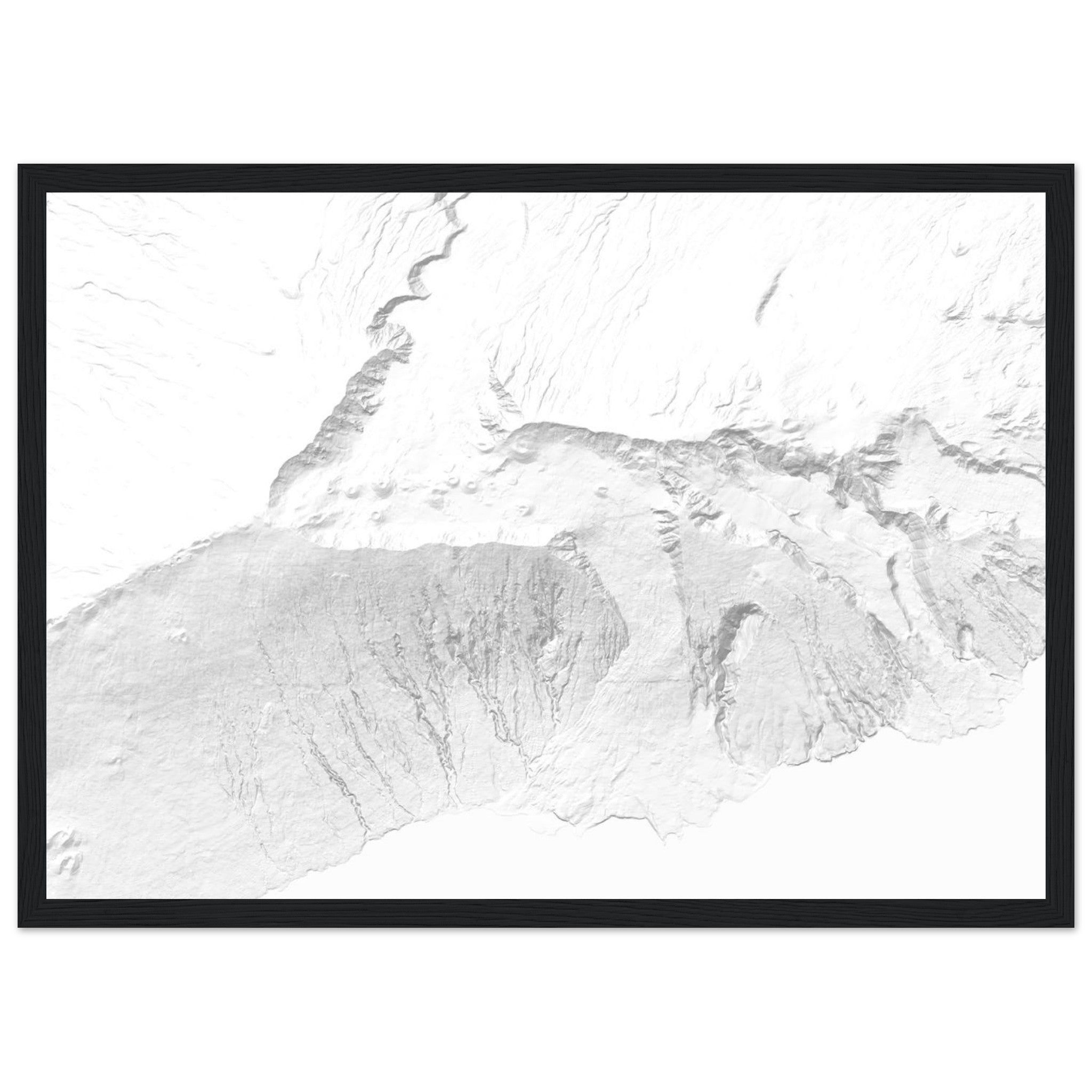 Haleakalā National Park Natural Earth Print - Ink And Atlas