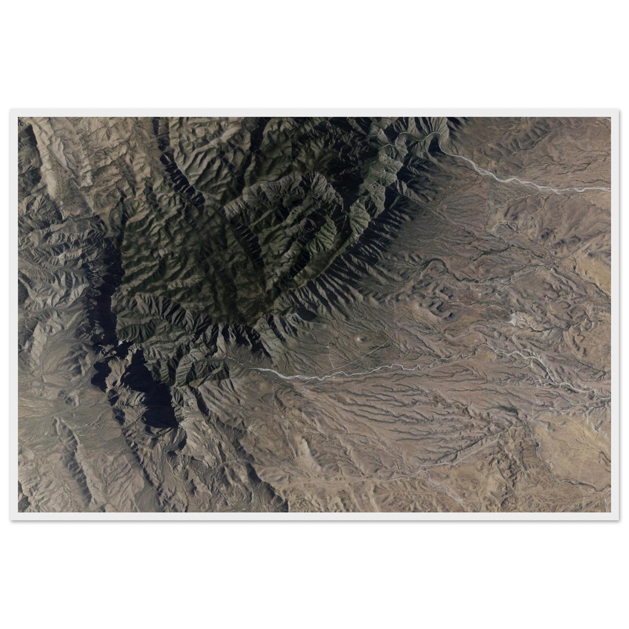 Guadalupe Mountains National Park Natural Earth Print - Ink And Atlas
