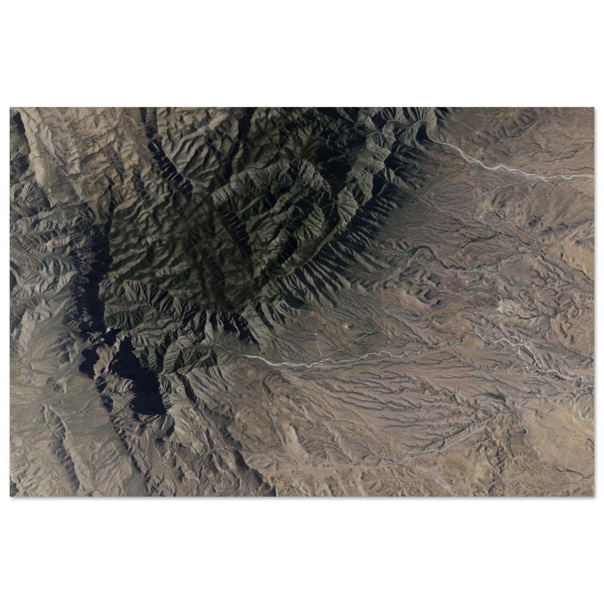 Guadalupe Mountains National Park Natural Earth Print - Ink And Atlas
