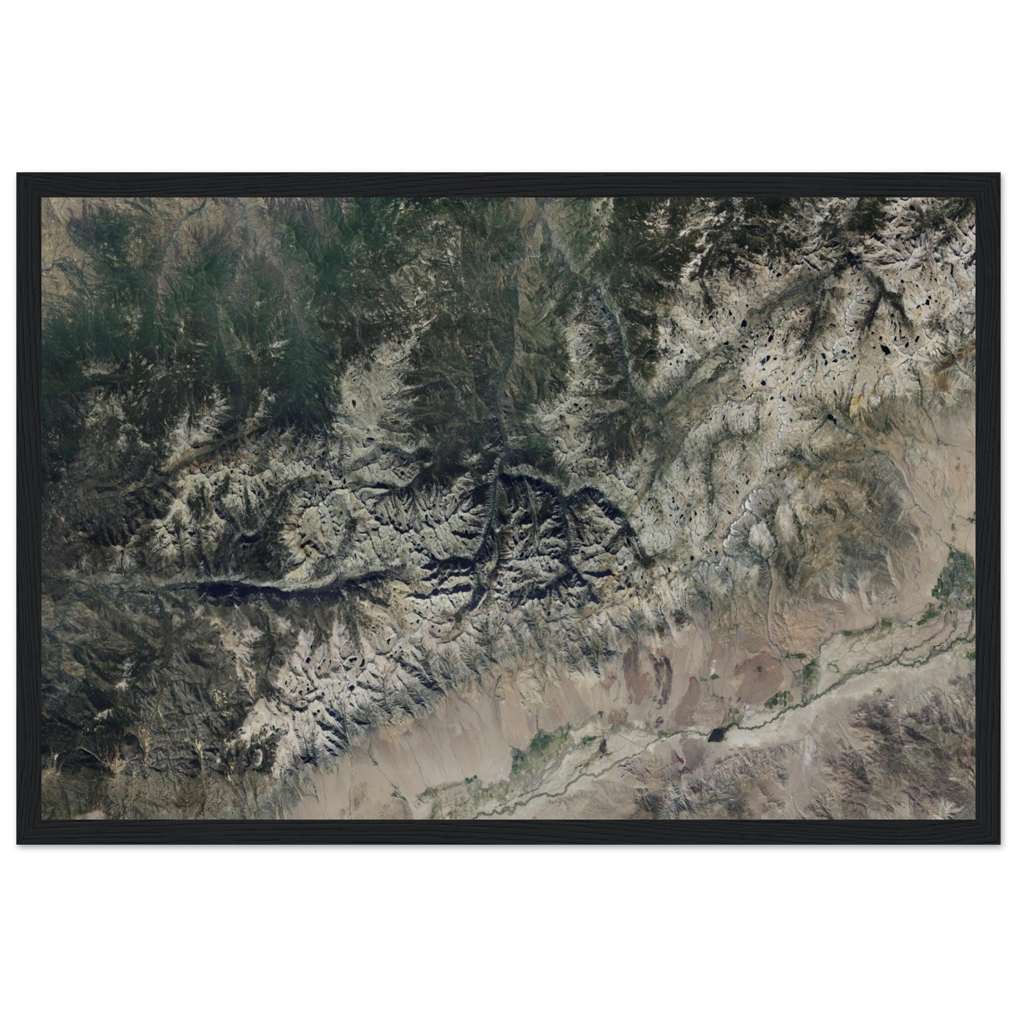 Kings Canyon National Park Natural Earth Print - Ink And Atlas