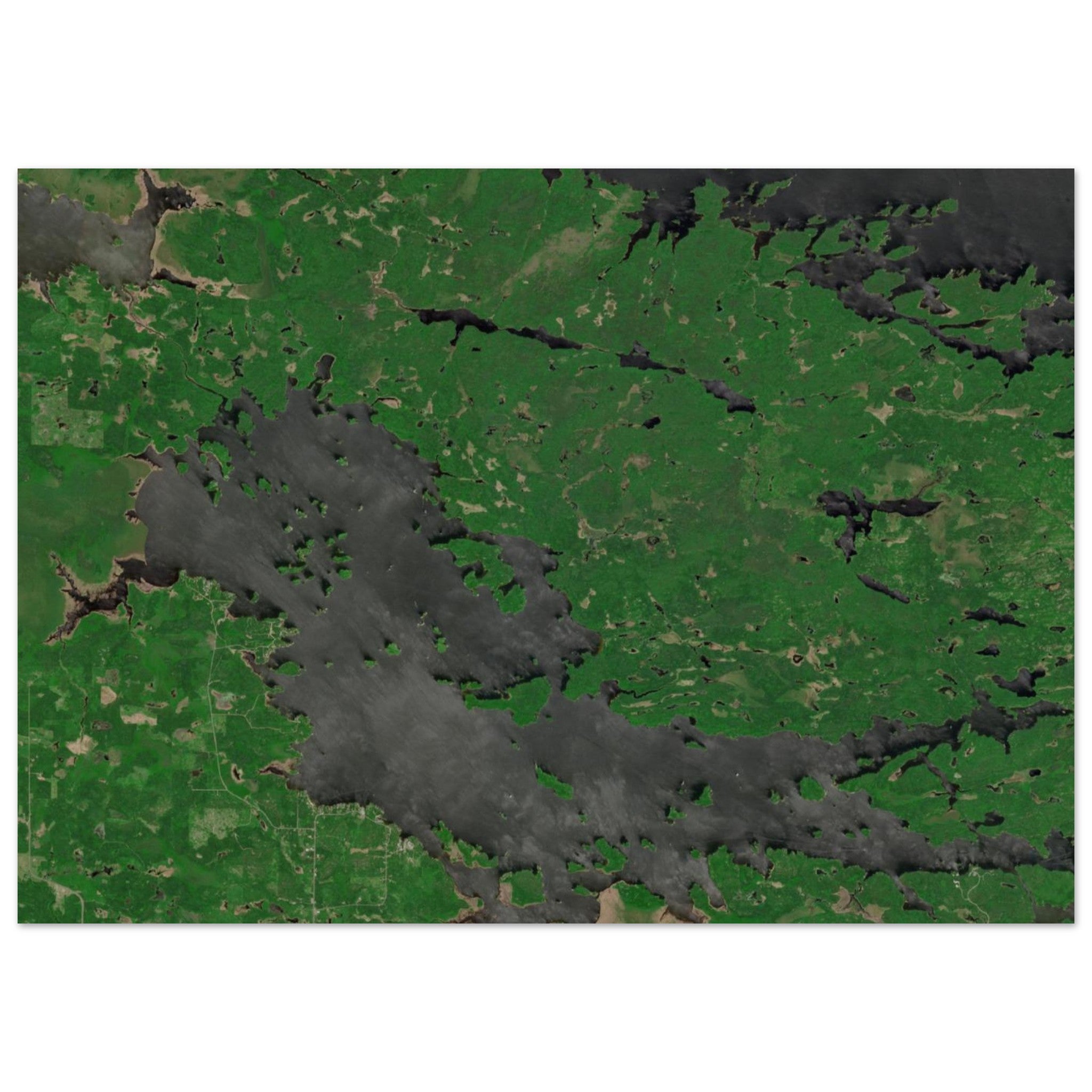 Voyageurs National Park Natural Earth Print - Ink And Atlas