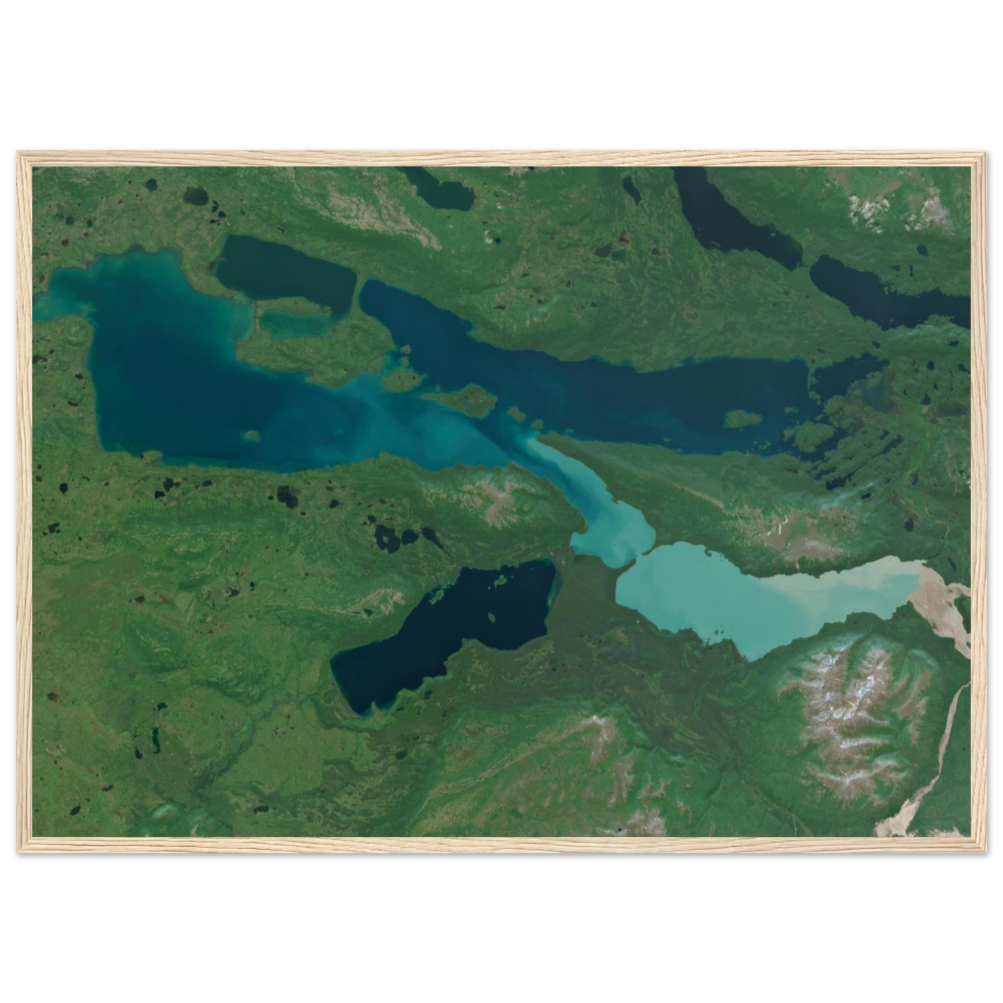 Katmai National Park Natural Earth Print - Ink And Atlas