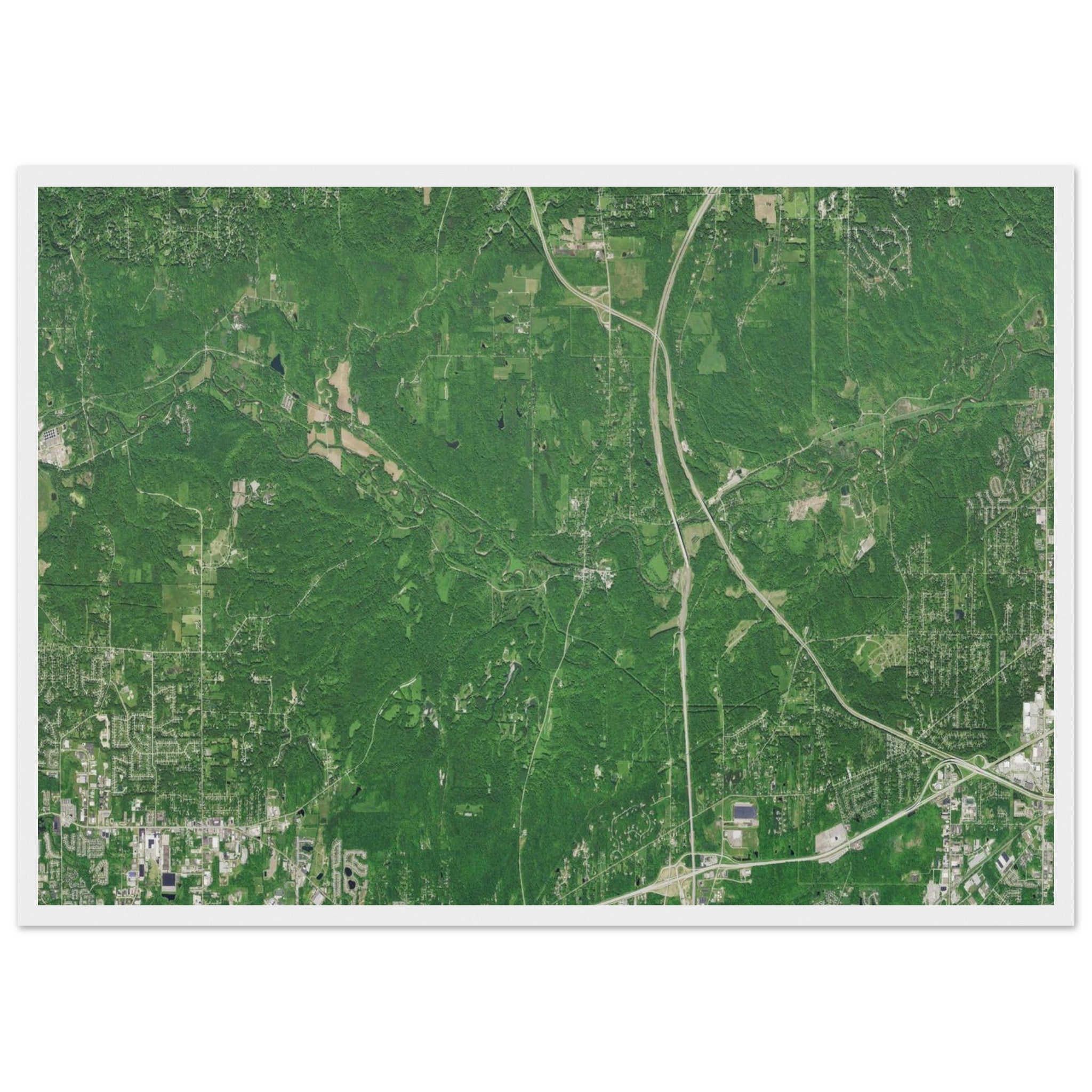 Cuyahoga Valley National Park Natural Earth Print - Ink And Atlas