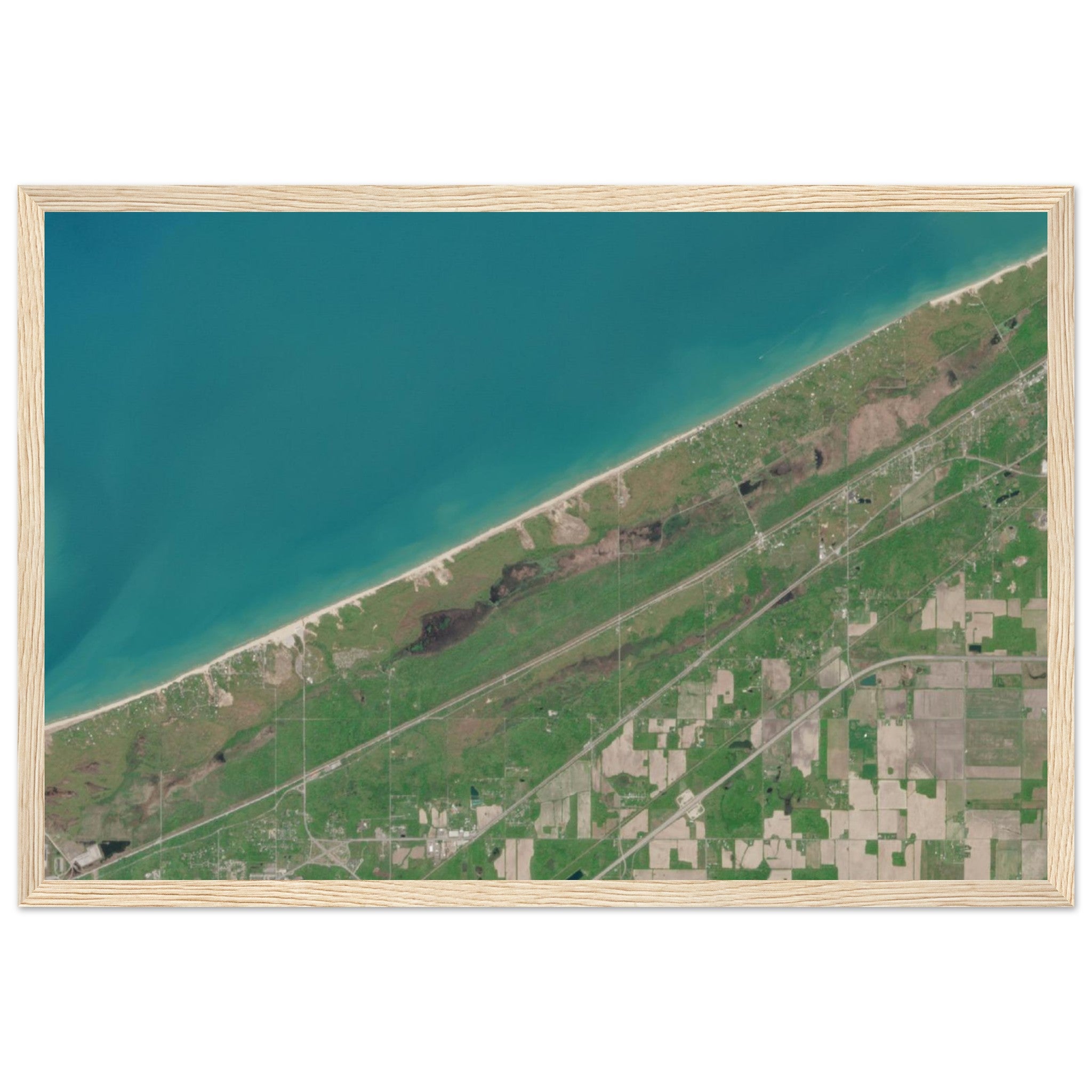 Indiana Dunes National Park Natural Earth Print - Ink And Atlas