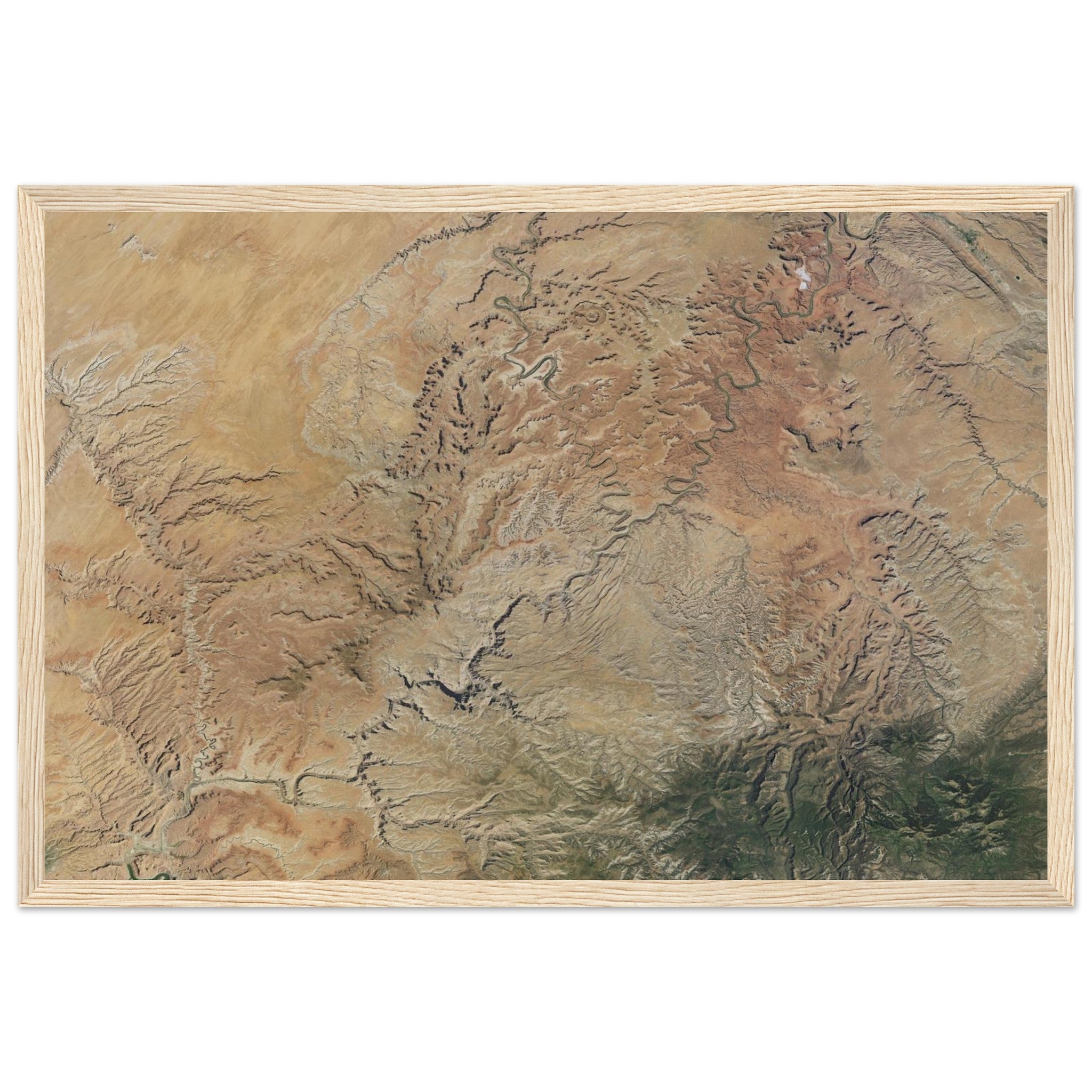 Canyonlands National Park Natural Earth Print - Ink And Atlas