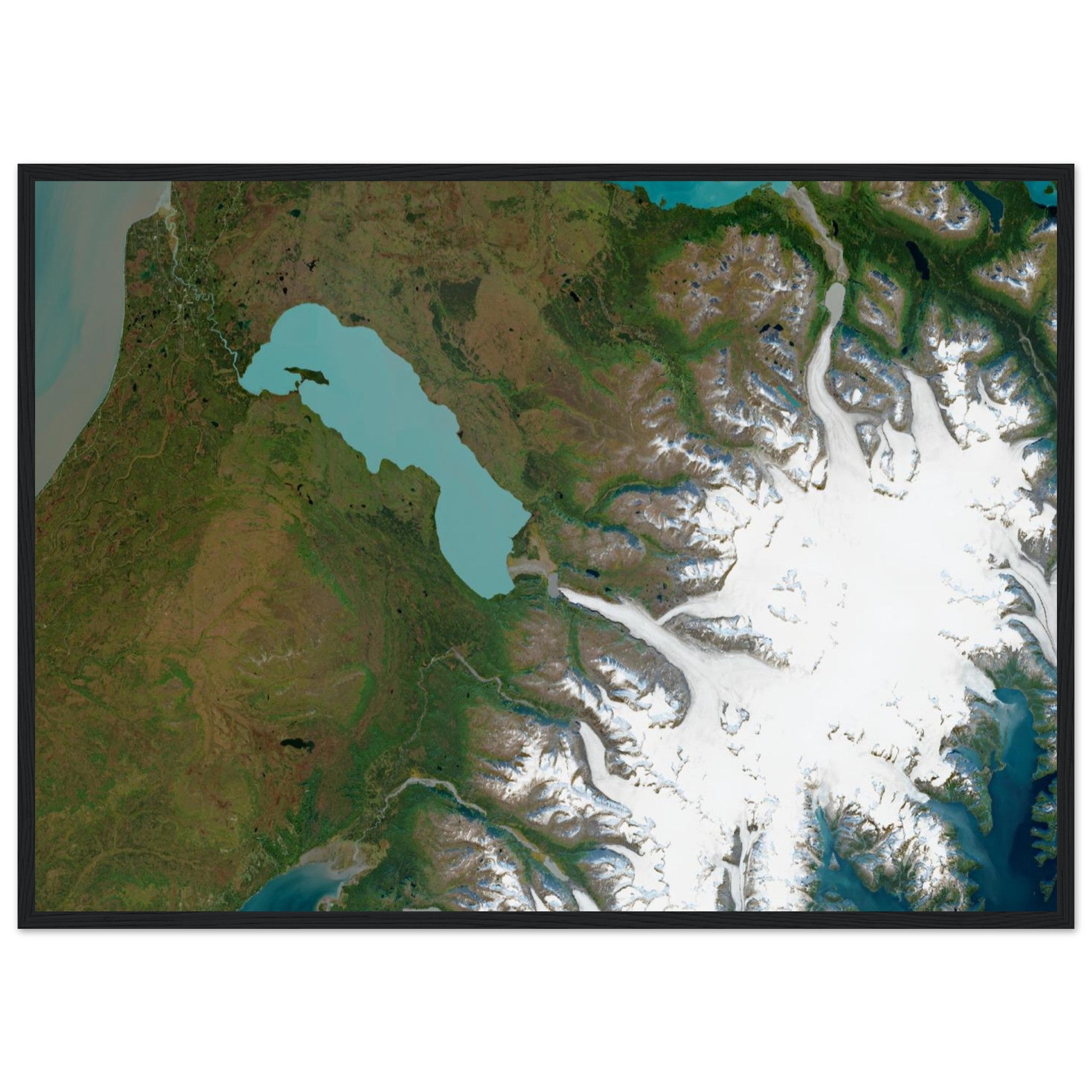 Kenai Fjords National Park Natural Earth Print - Ink And Atlas