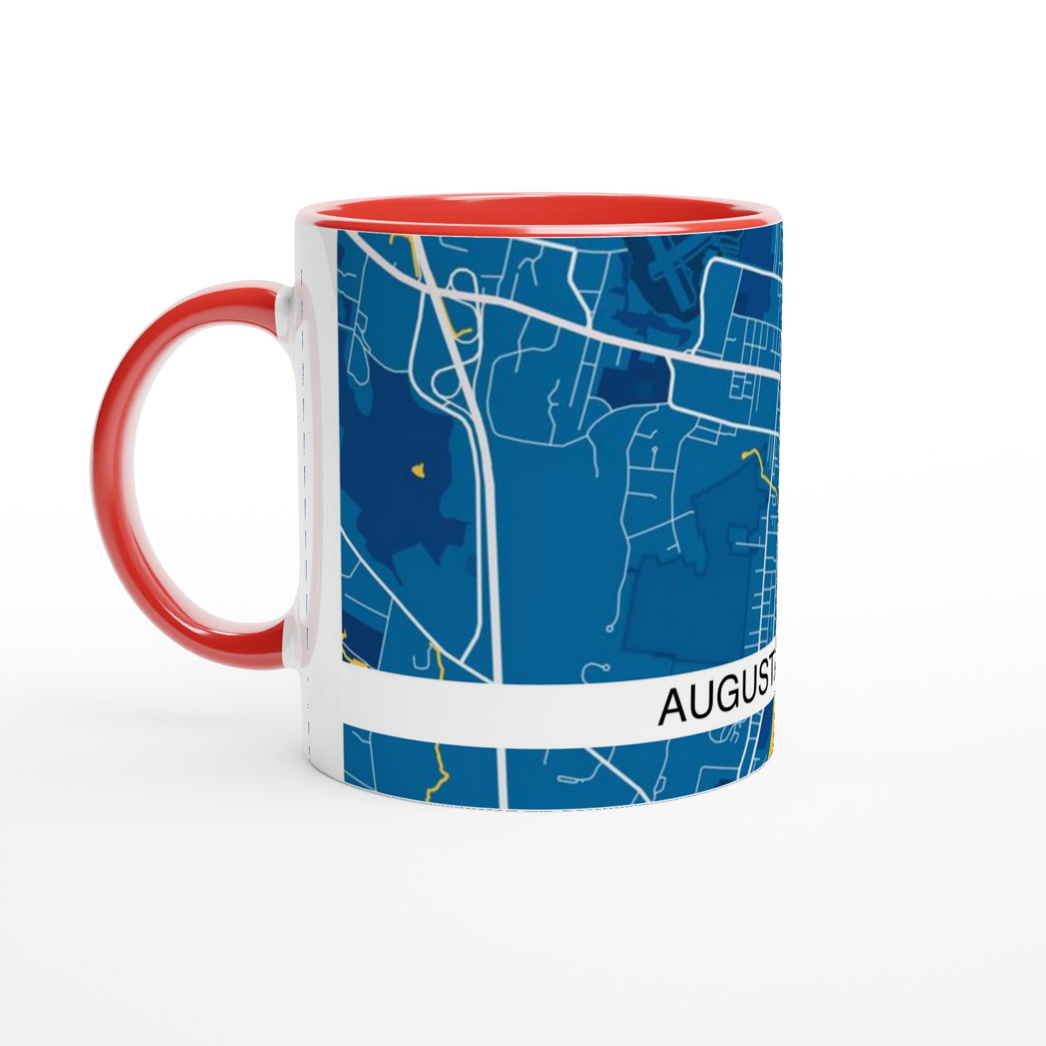 Augusta Modern City Map Mug (11oz) - Ink And Atlas