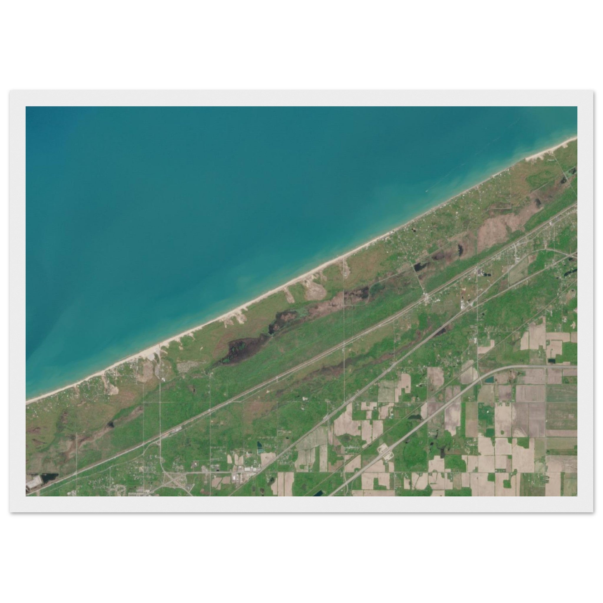 Indiana Dunes National Park Natural Earth Print - Ink And Atlas