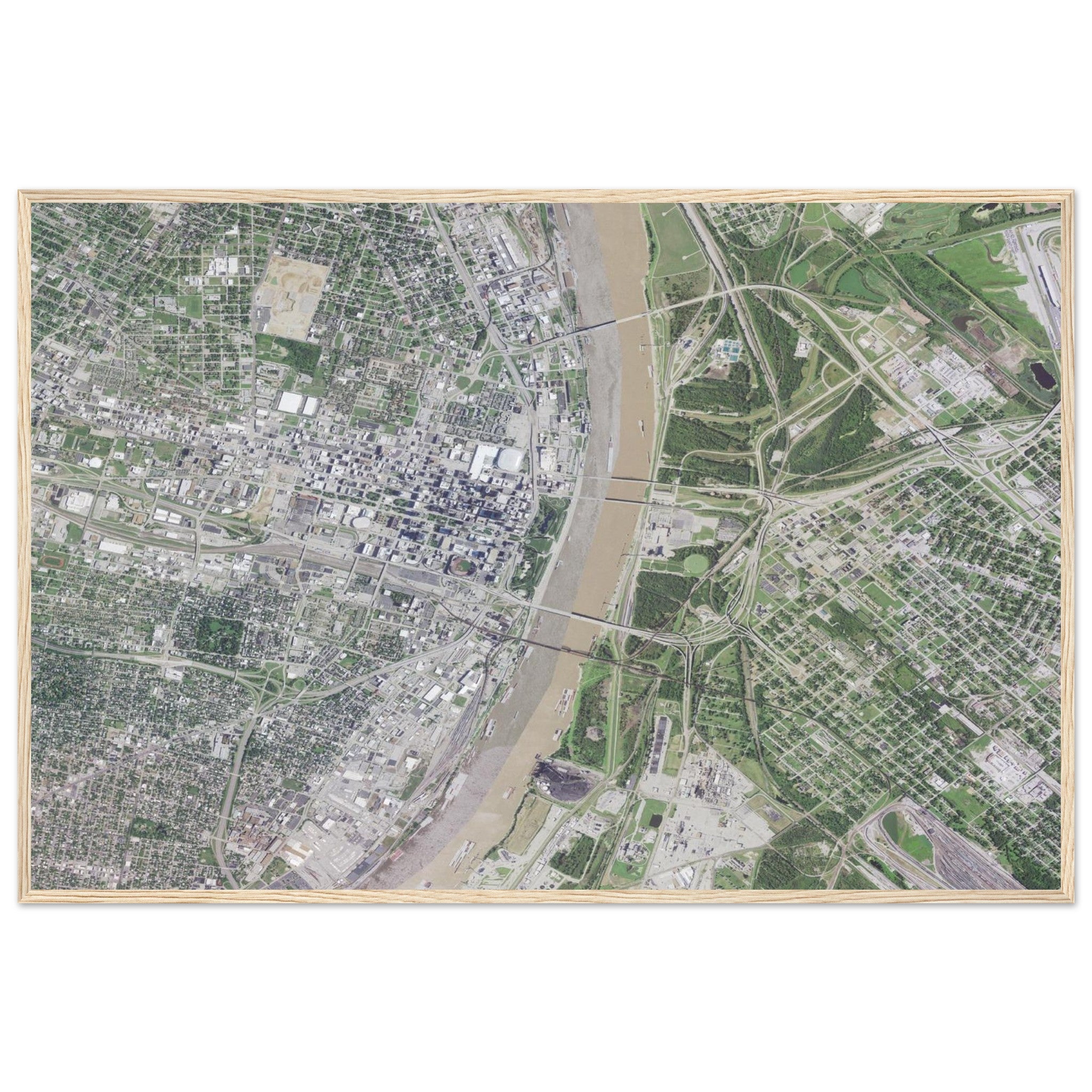 Gateway Arch National Park Natural Earth Print - Ink And Atlas