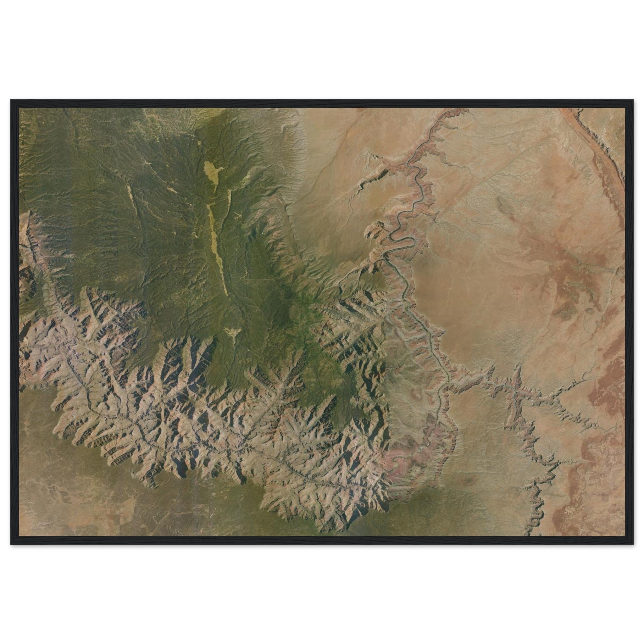 Grand Canyon National Park Natural Earth Print - Ink And Atlas