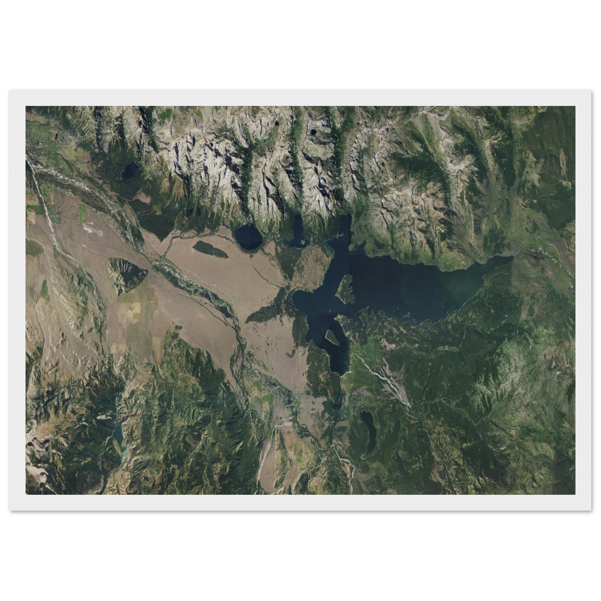 Grand Teton National Park Natural Earth Print - Ink And Atlas
