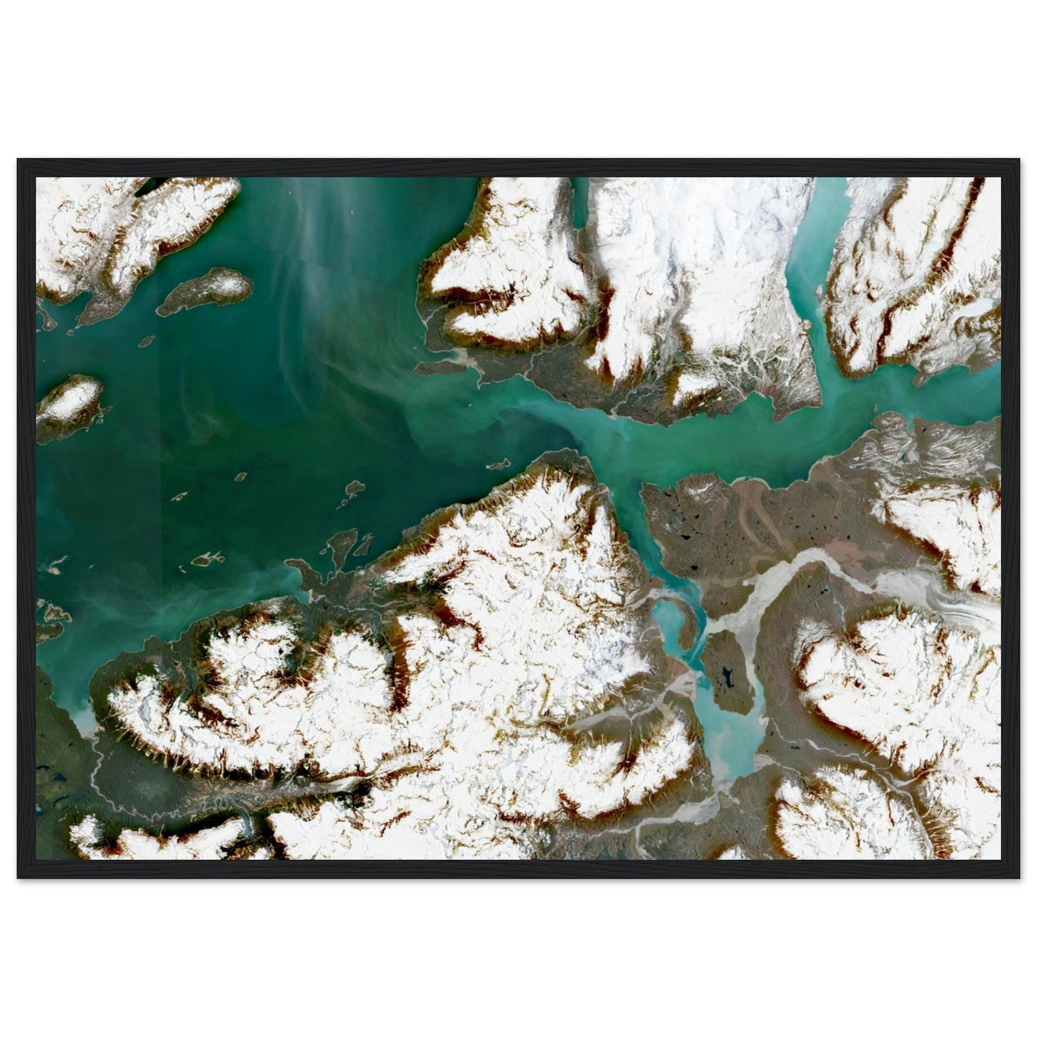 Glacier Bay National Park Natural Earth Print - Ink And Atlas