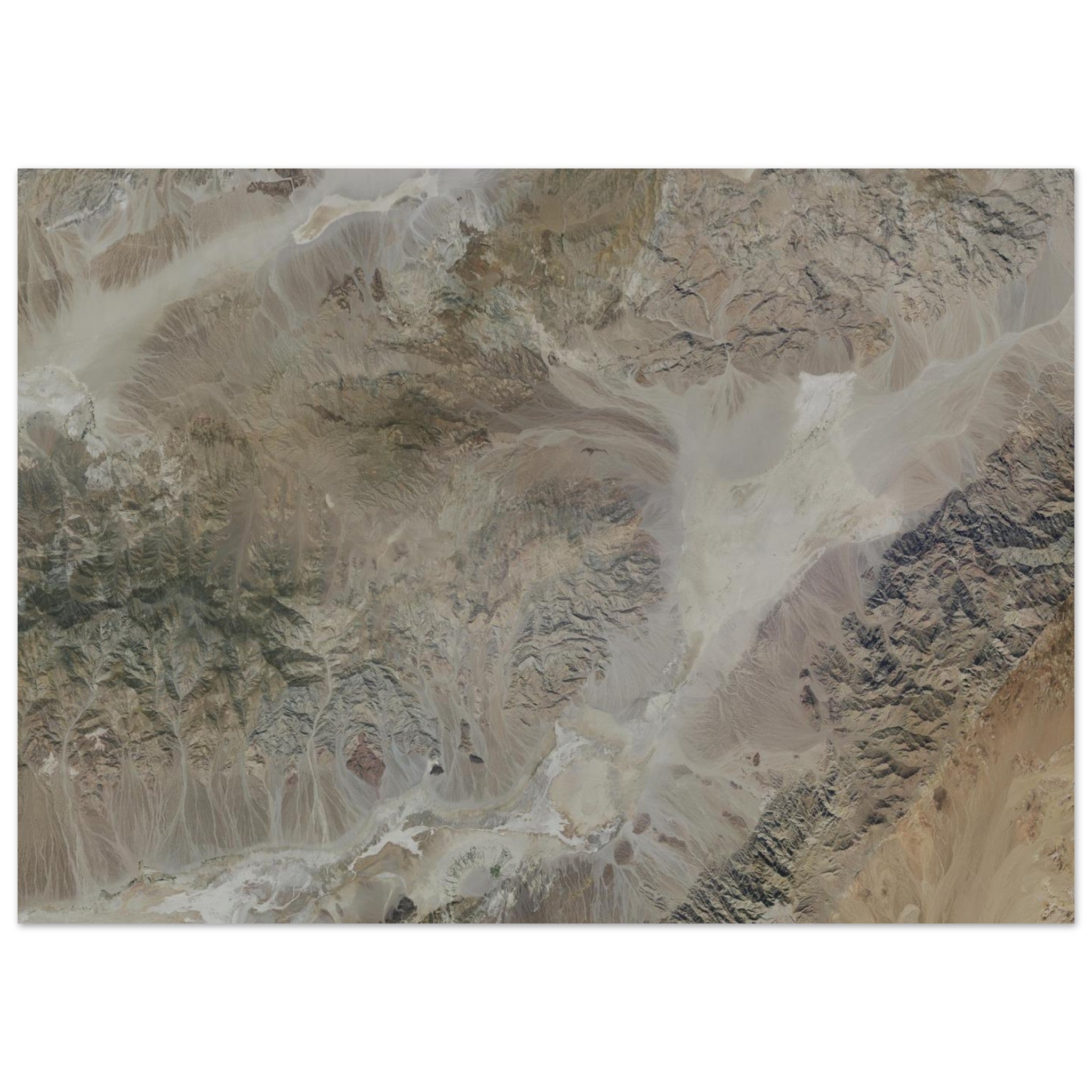 Death Valley National Park Natural Earth Print - Ink And Atlas