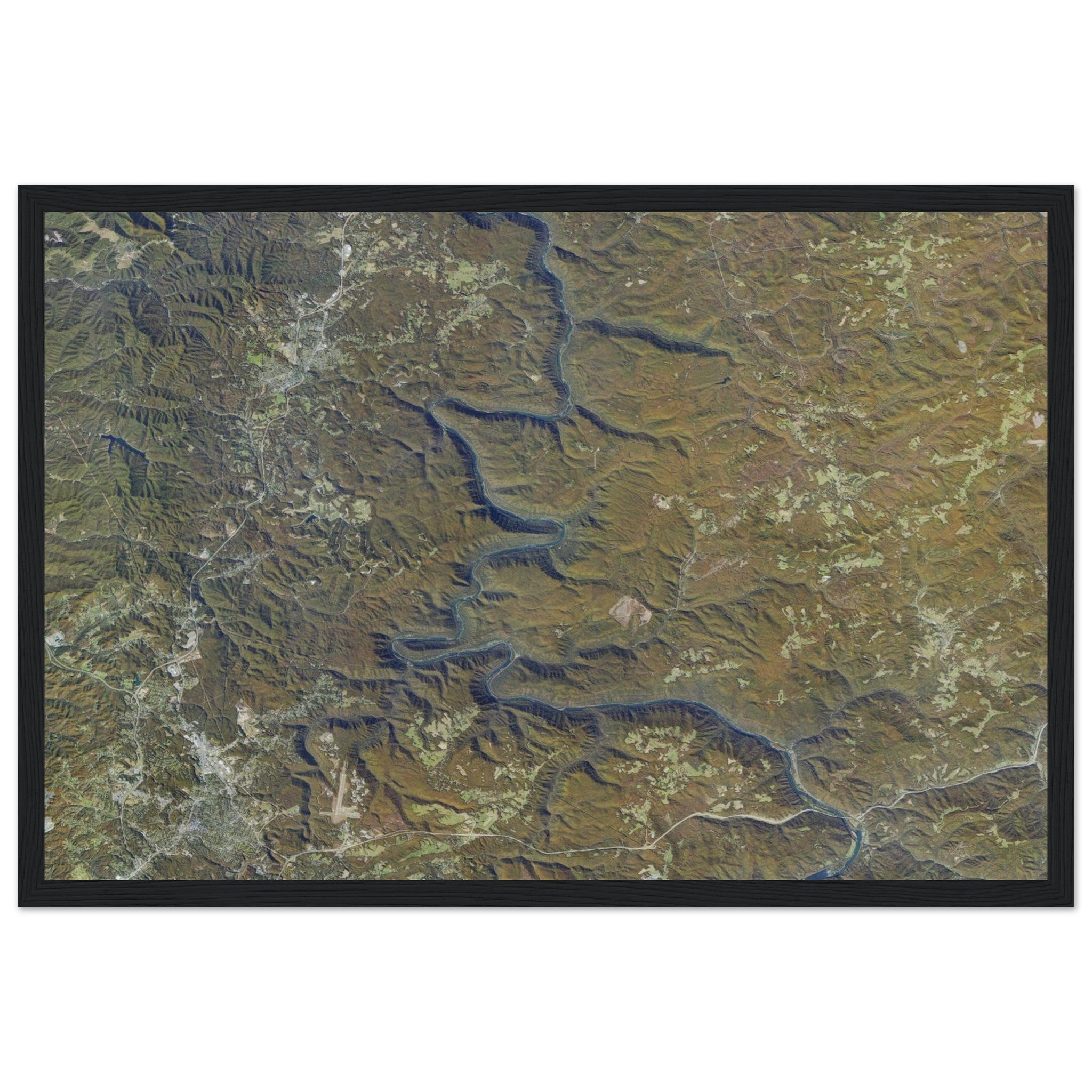New River Gorge National Park Natural Earth Print - Ink And Atlas