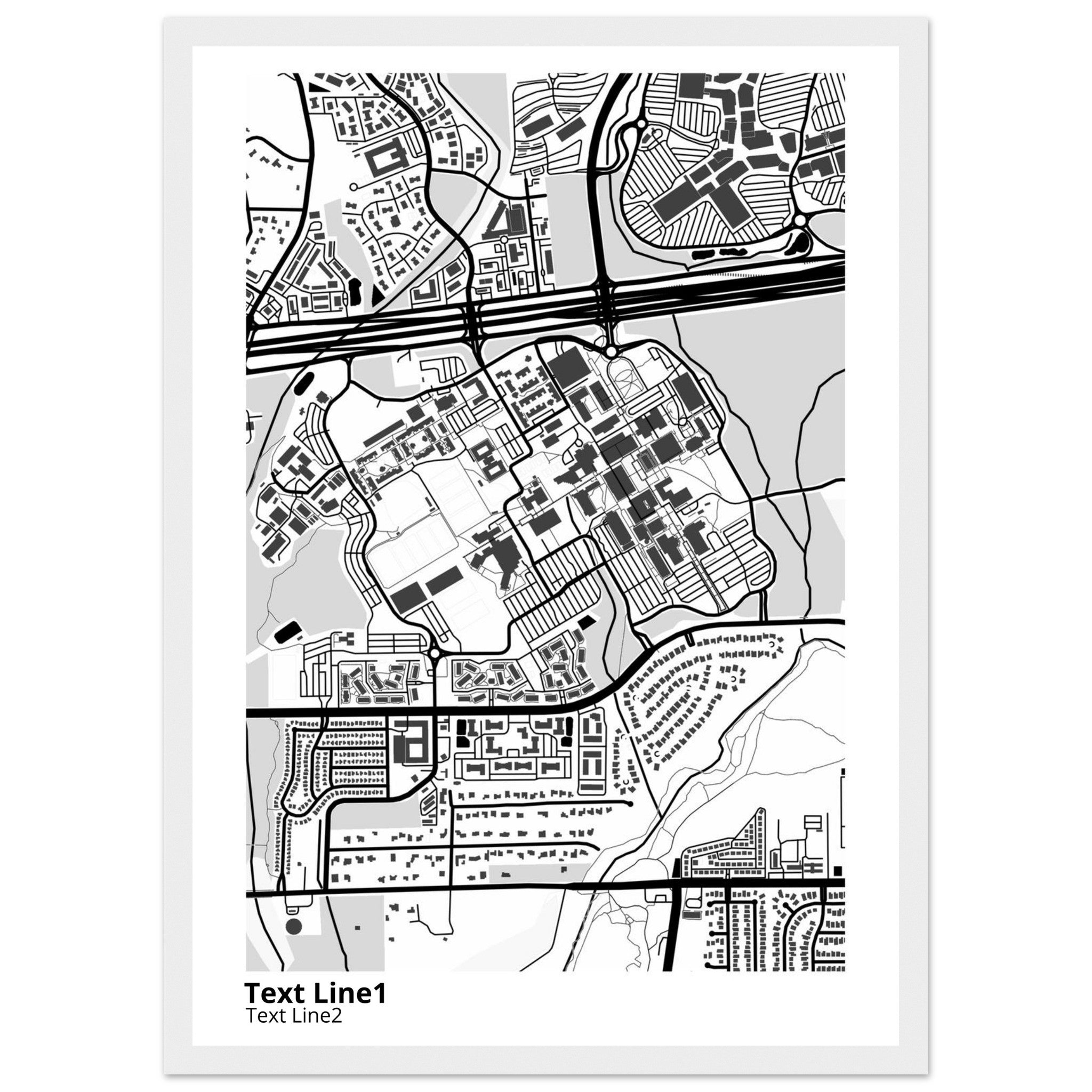 The University of Texas San Antonio Campus Map Poster | Alumni Gift - Ink And Atlas
