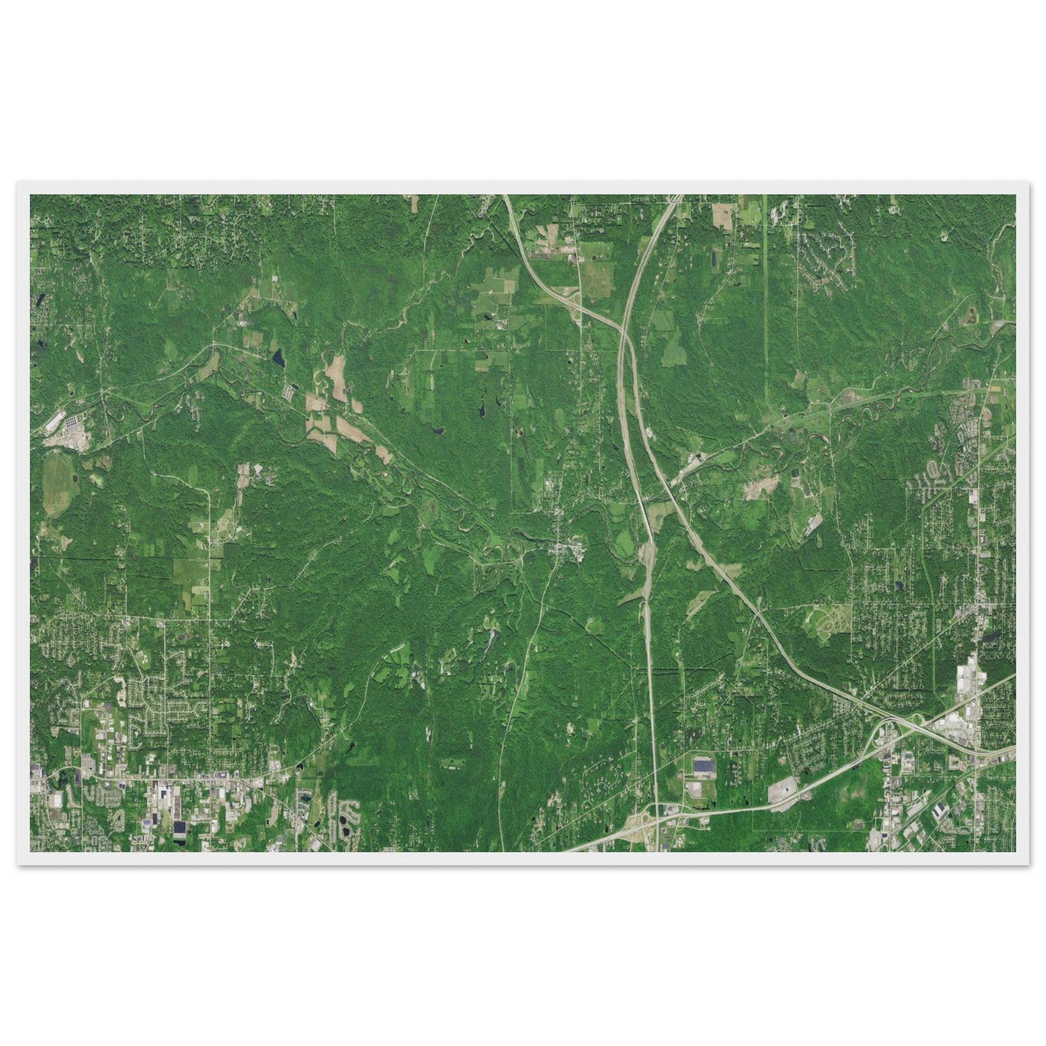 Cuyahoga Valley National Park Natural Earth Print - Ink And Atlas