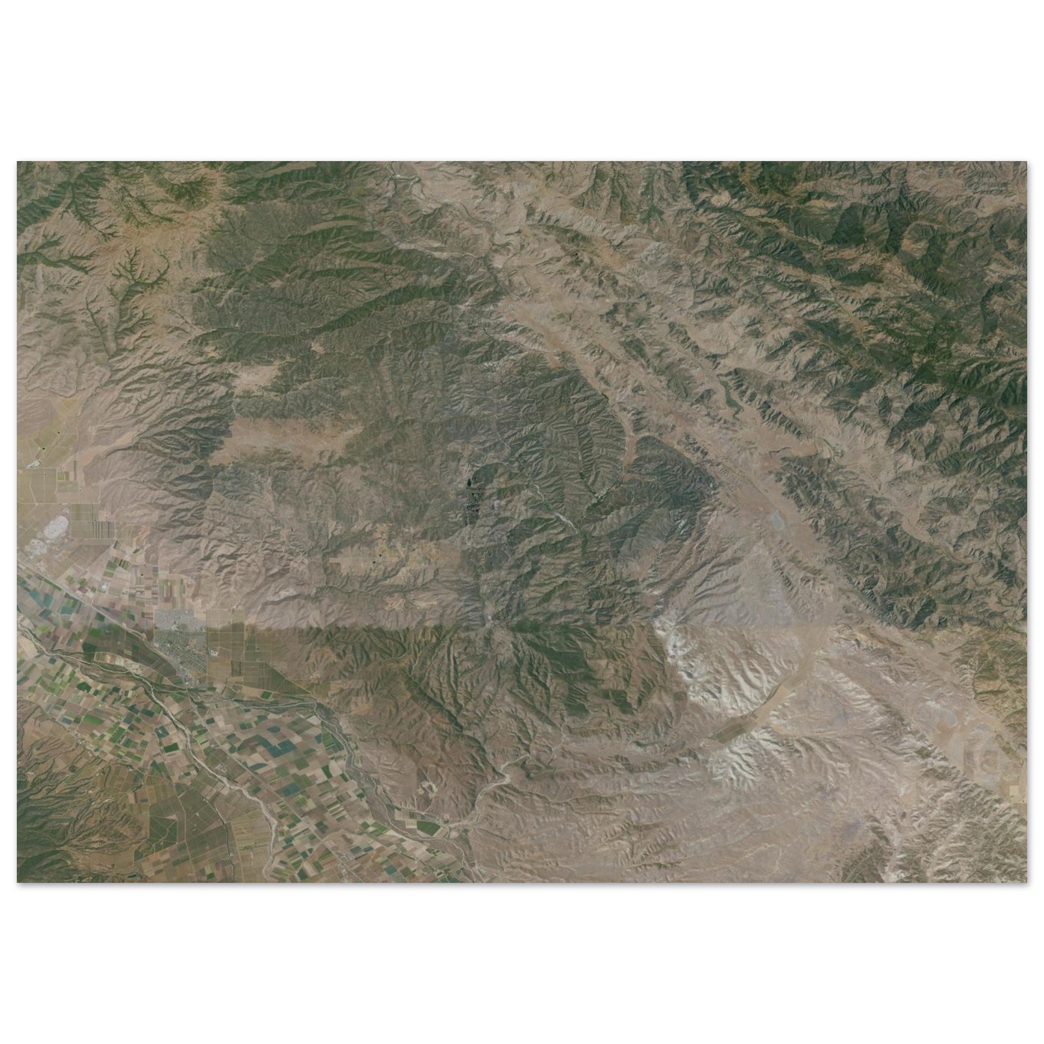Pinnacles National Park Natural Earth Print - Ink And Atlas
