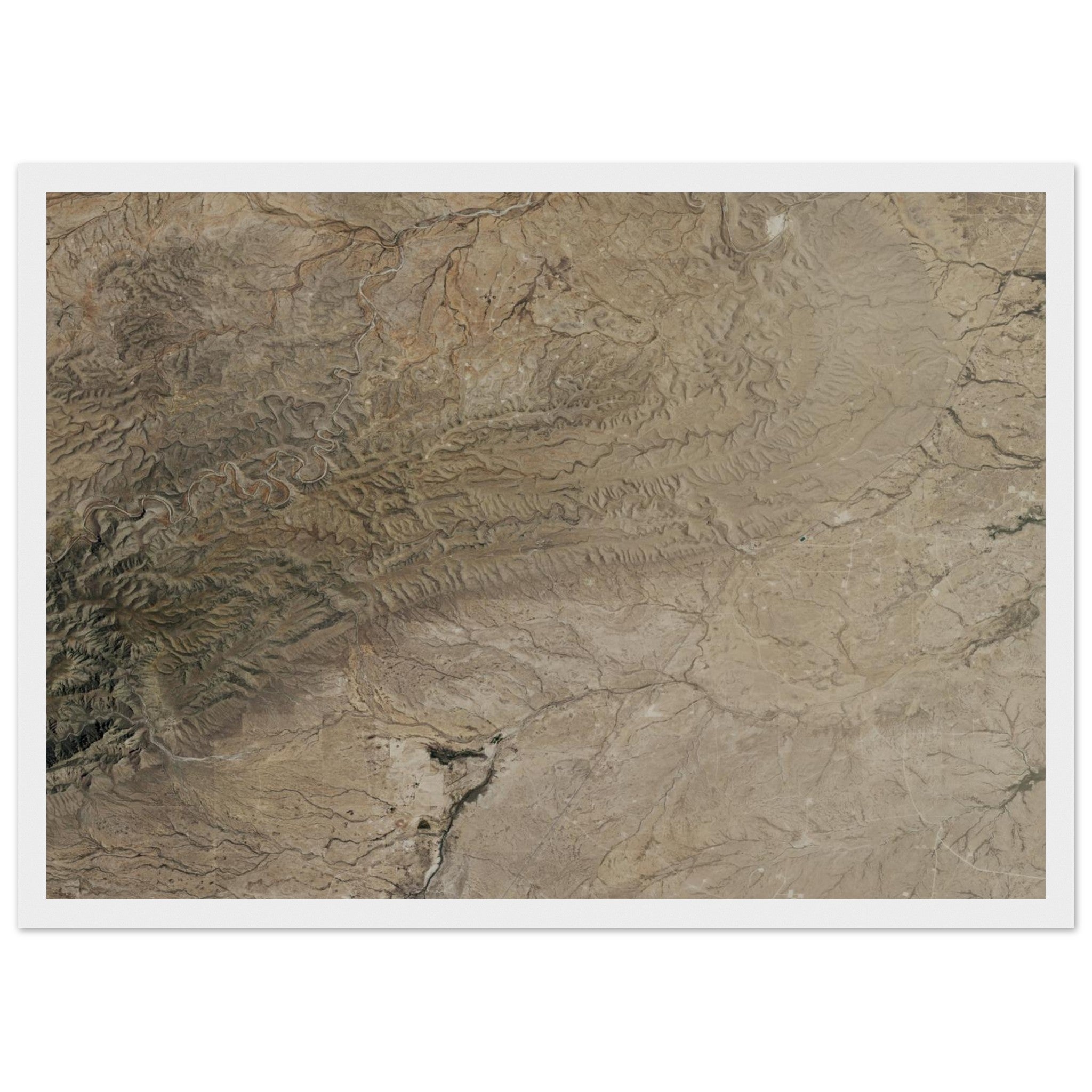 Carlsbad Caverns National Park Natural Earth Print - Ink And Atlas