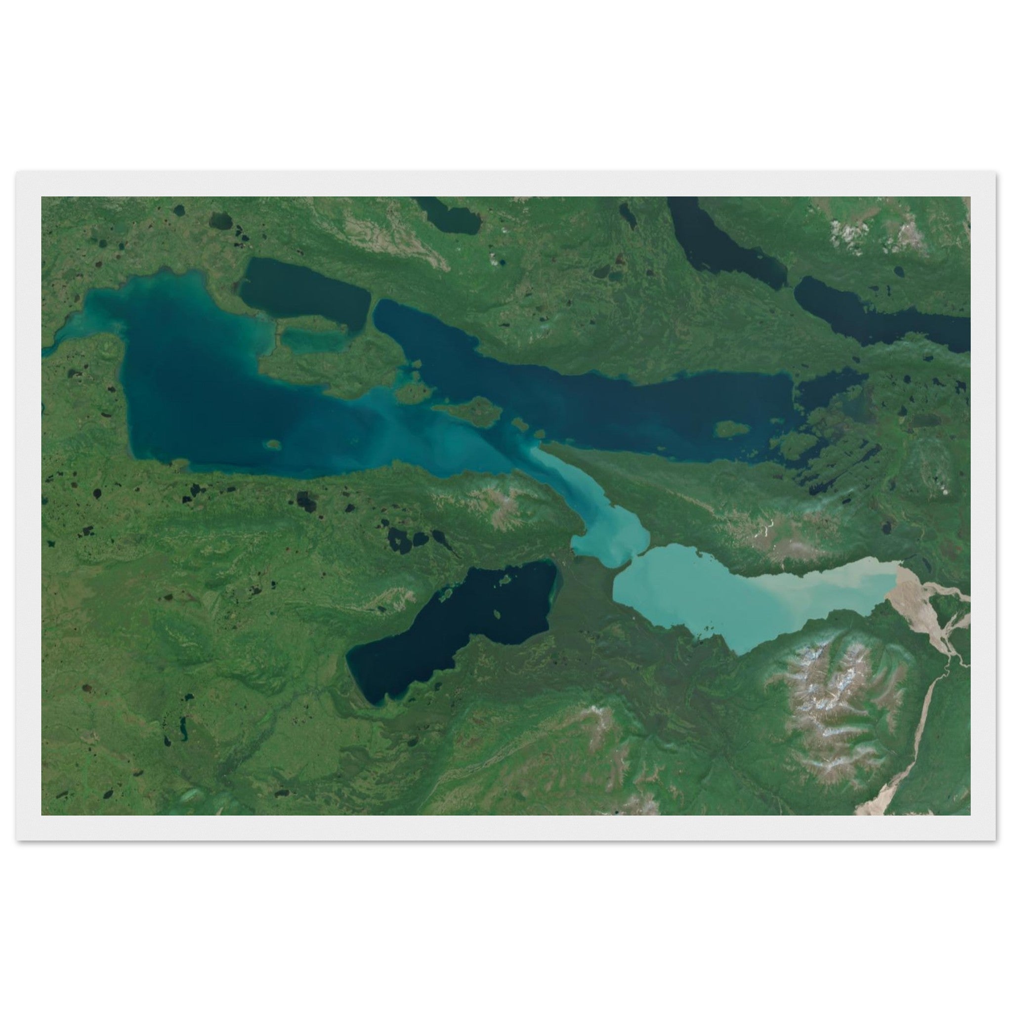 Katmai National Park Natural Earth Print - Ink And Atlas