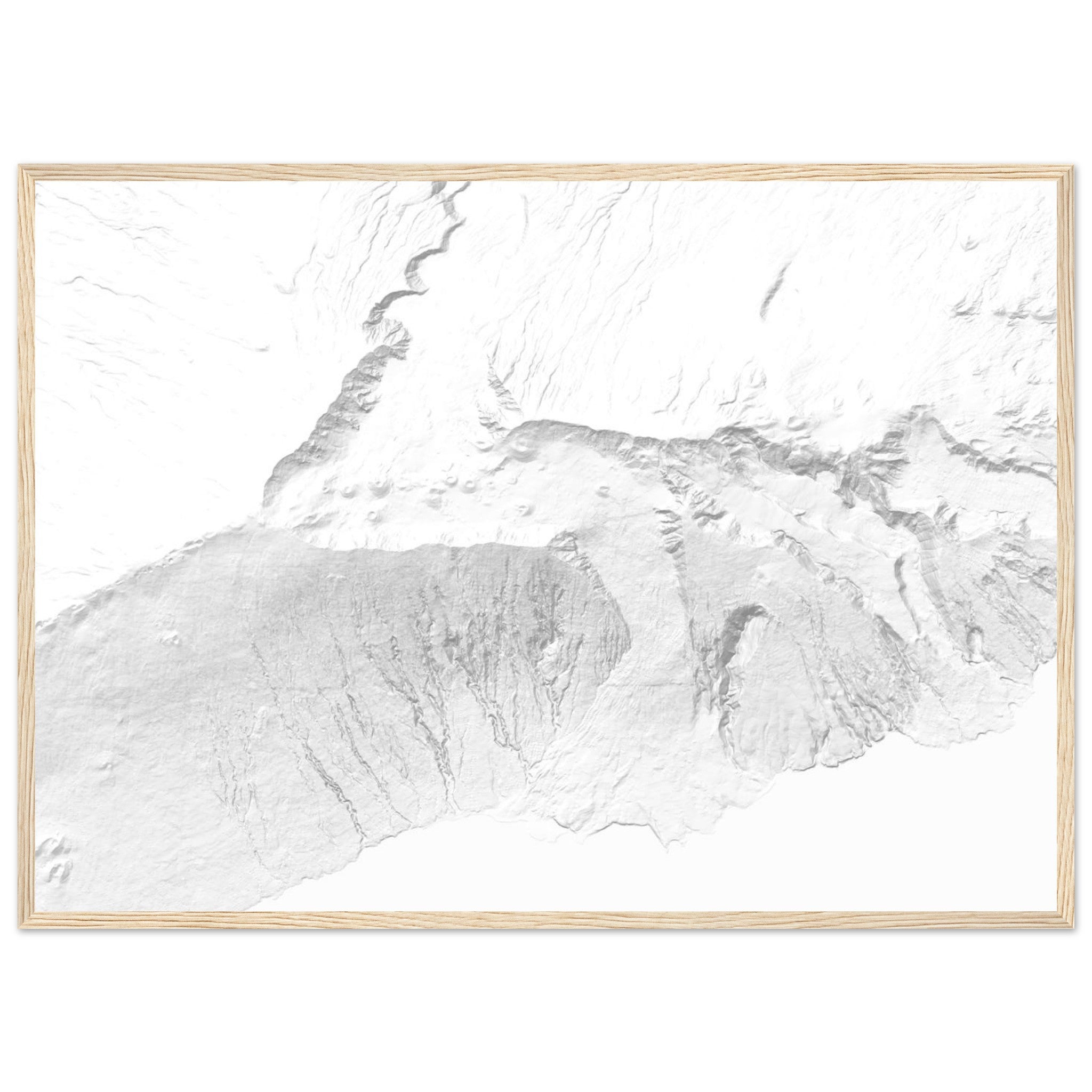 Haleakalā National Park Natural Earth Print - Ink And Atlas
