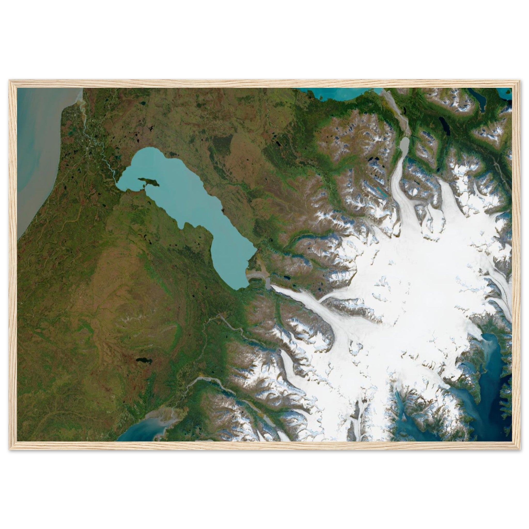 Kenai Fjords National Park Natural Earth Print - Ink And Atlas