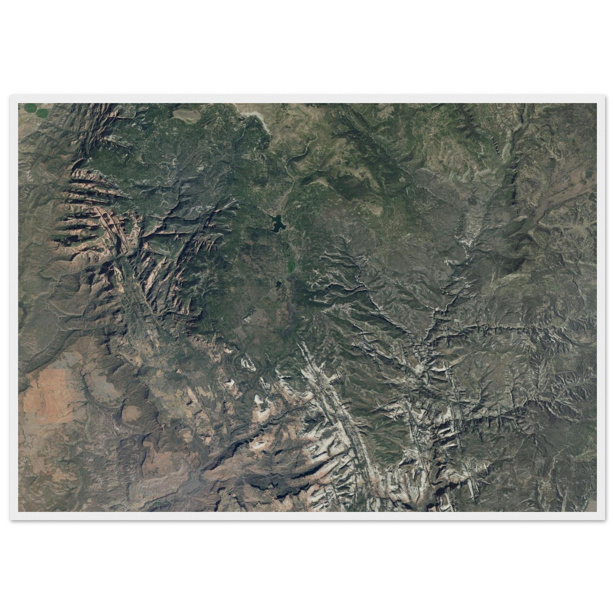 Zion National Park Natural Earth Print - Ink And Atlas