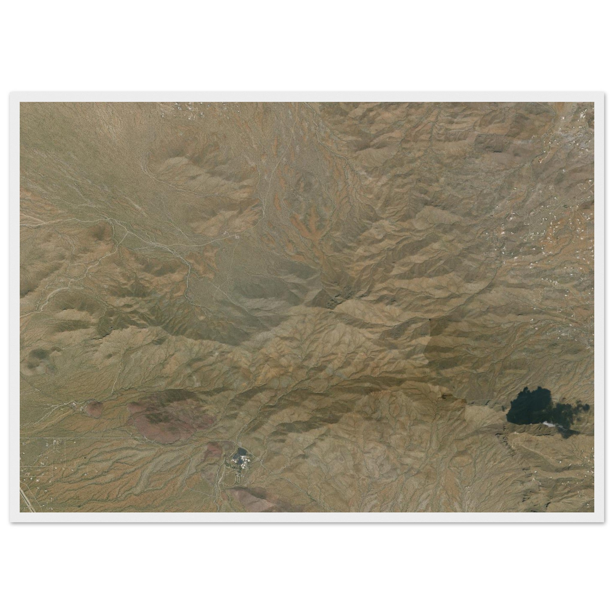 Saguaro National Park Natural Earth Print - Ink And Atlas
