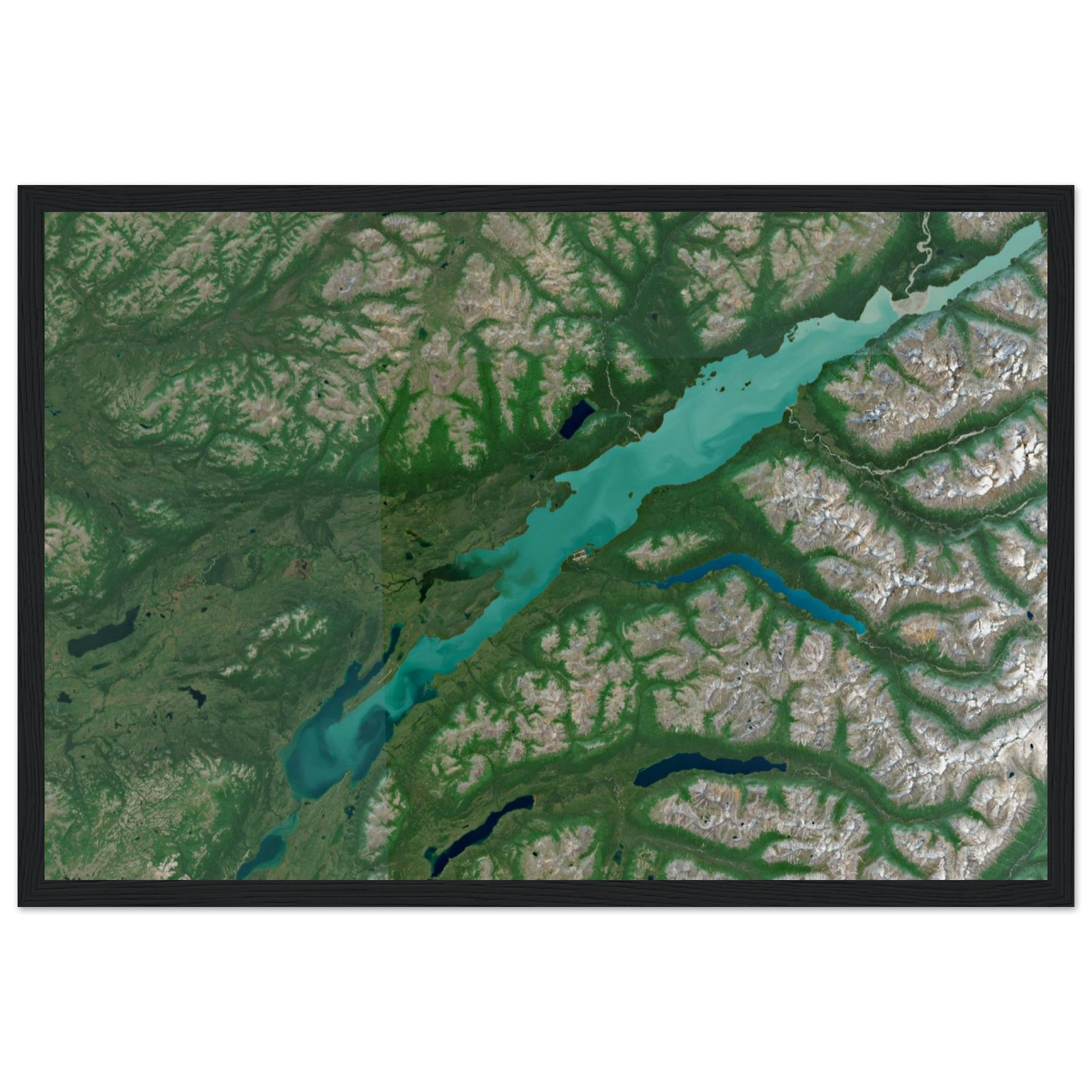Lake Clark National Park Natural Earth Print - Ink And Atlas