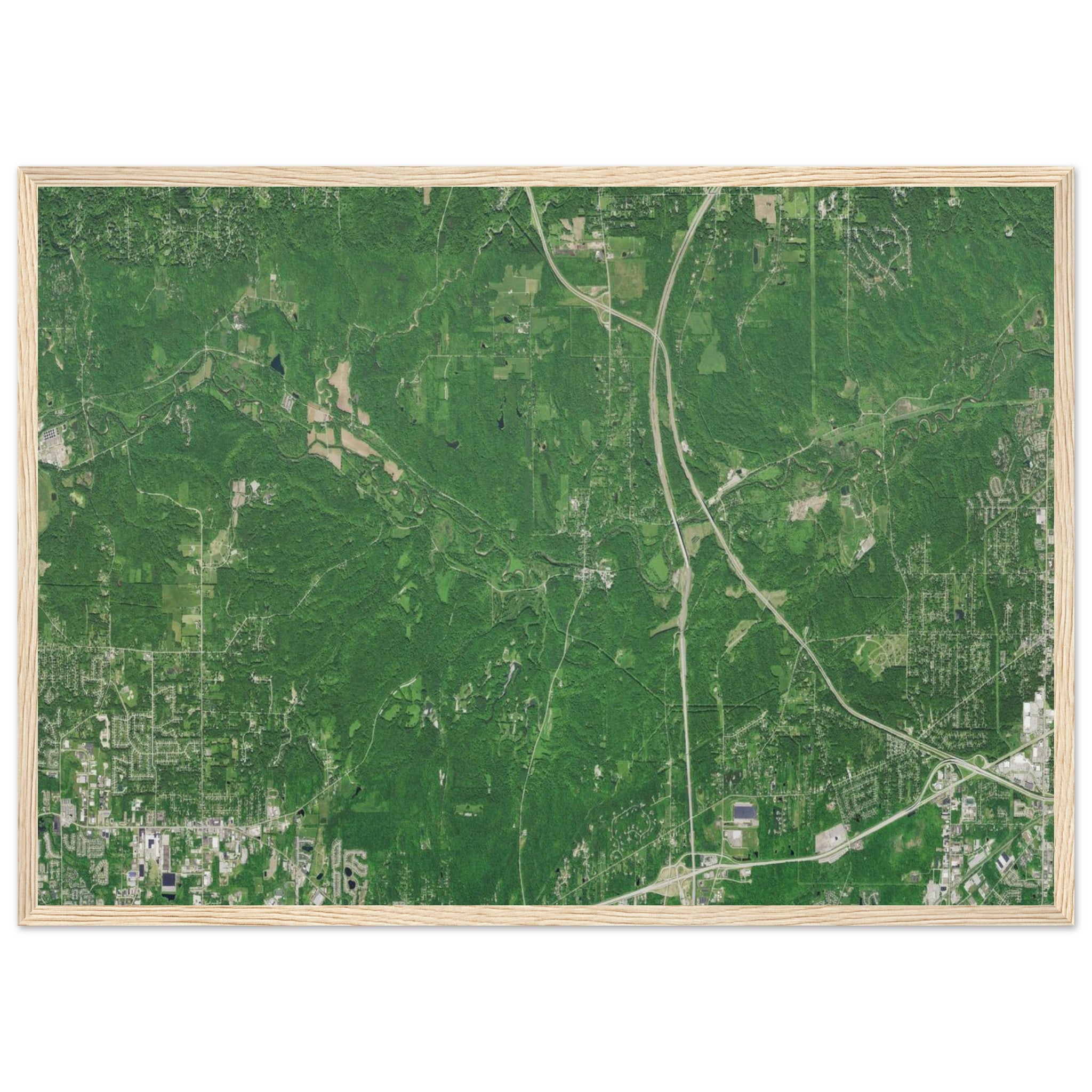 Cuyahoga Valley National Park Natural Earth Print - Ink And Atlas