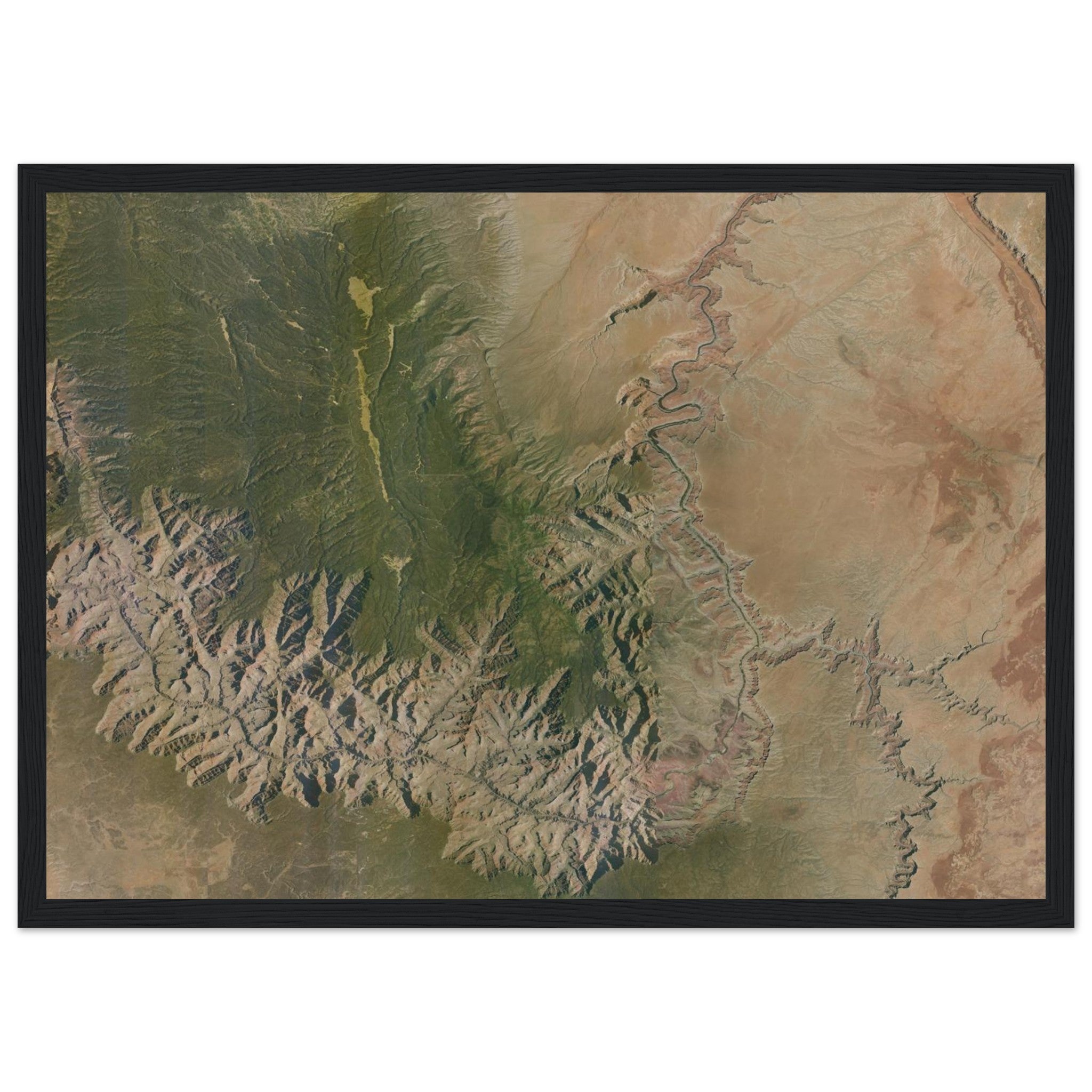 Grand Canyon National Park Natural Earth Print - Ink And Atlas