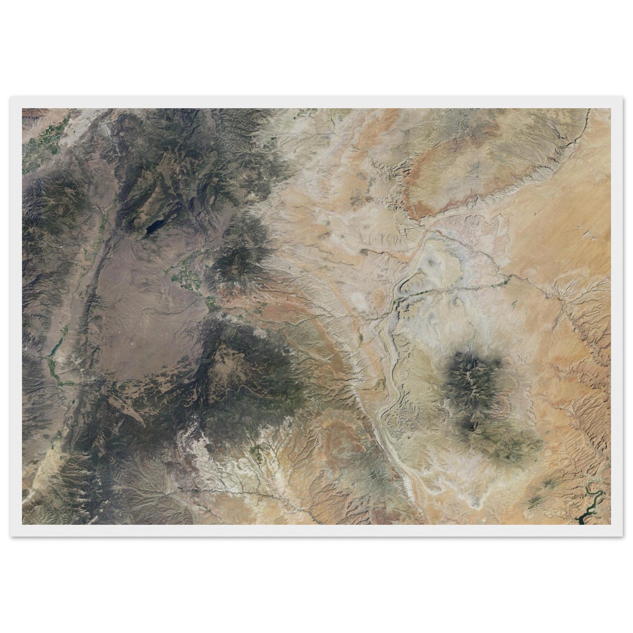 Capitol Reef Natoinal Park Natural Earth Print - Ink And Atlas