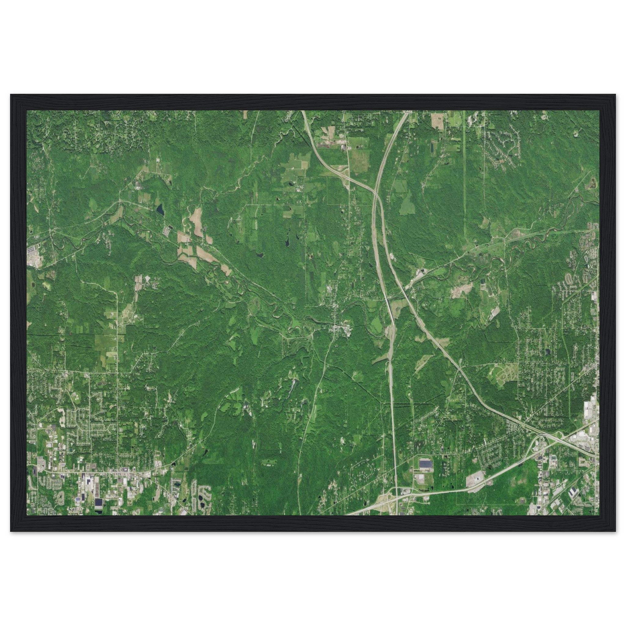 Cuyahoga Valley National Park Natural Earth Print - Ink And Atlas