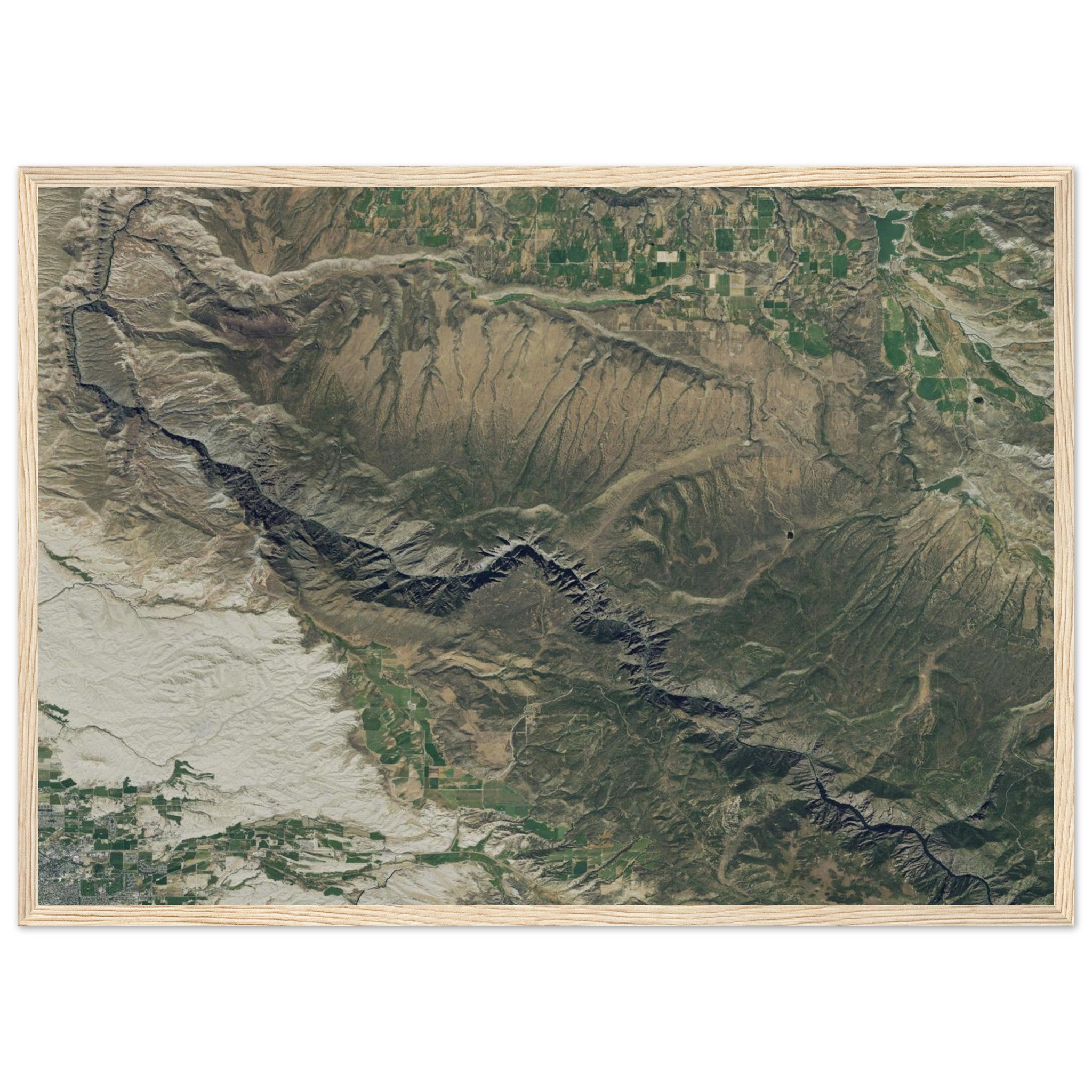 Black Canyon National Park Natural Earth Print - Ink And Atlas