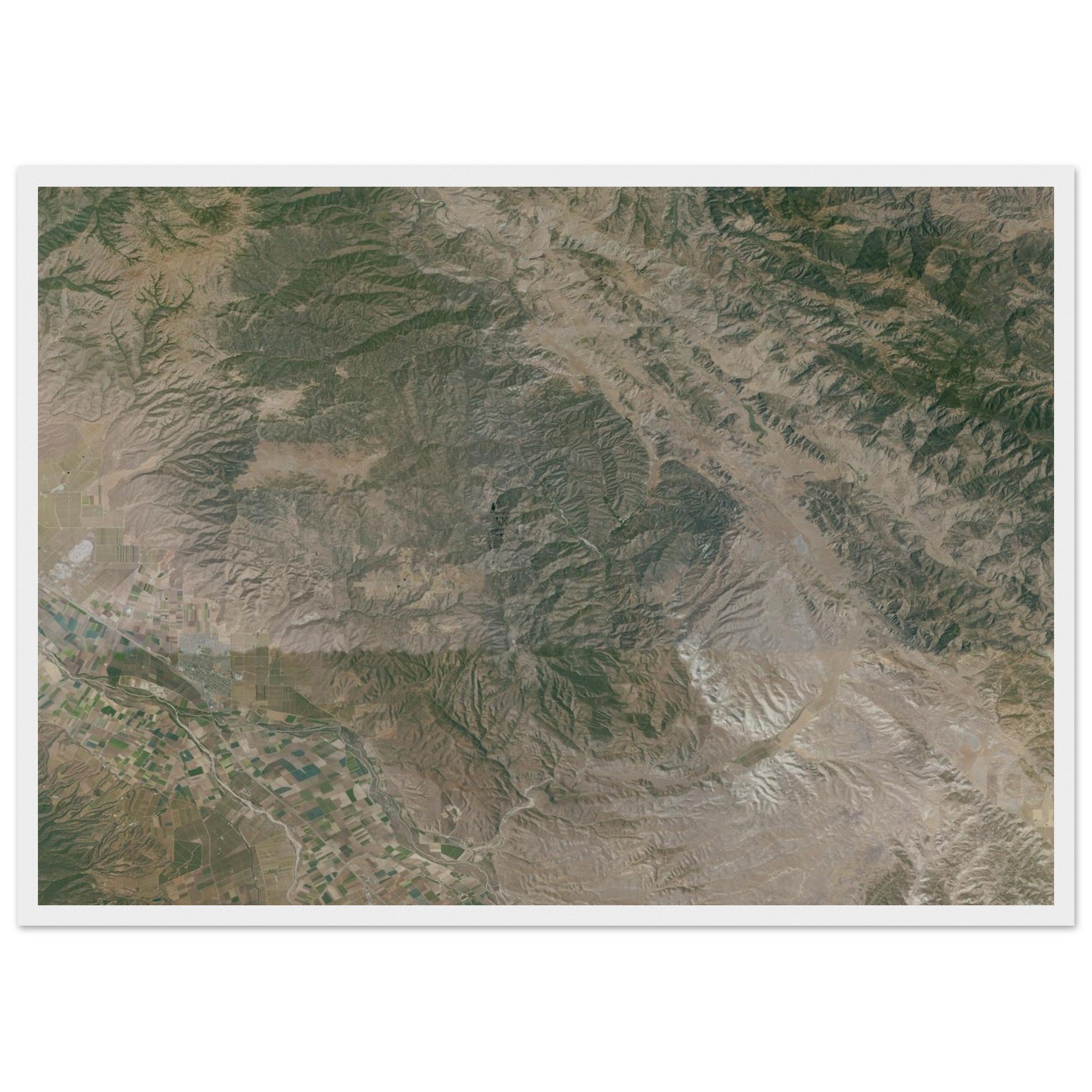Pinnacles National Park Natural Earth Print - Ink And Atlas