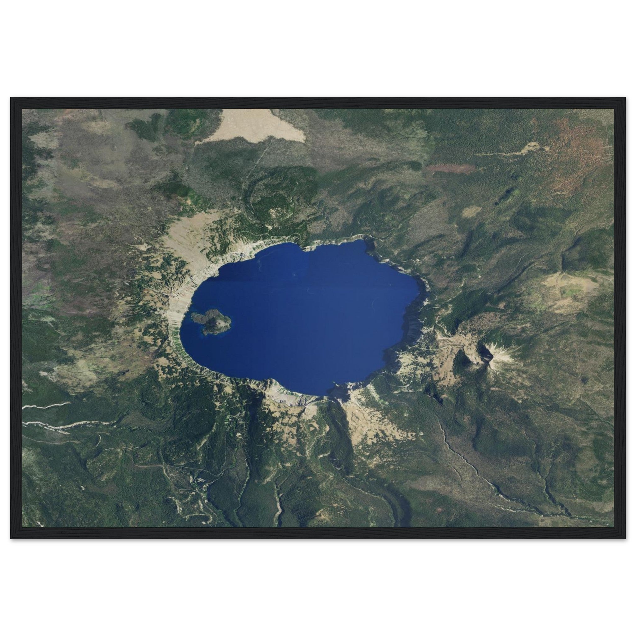 Crater Lake National Park Natural Earth Print - Ink And Atlas