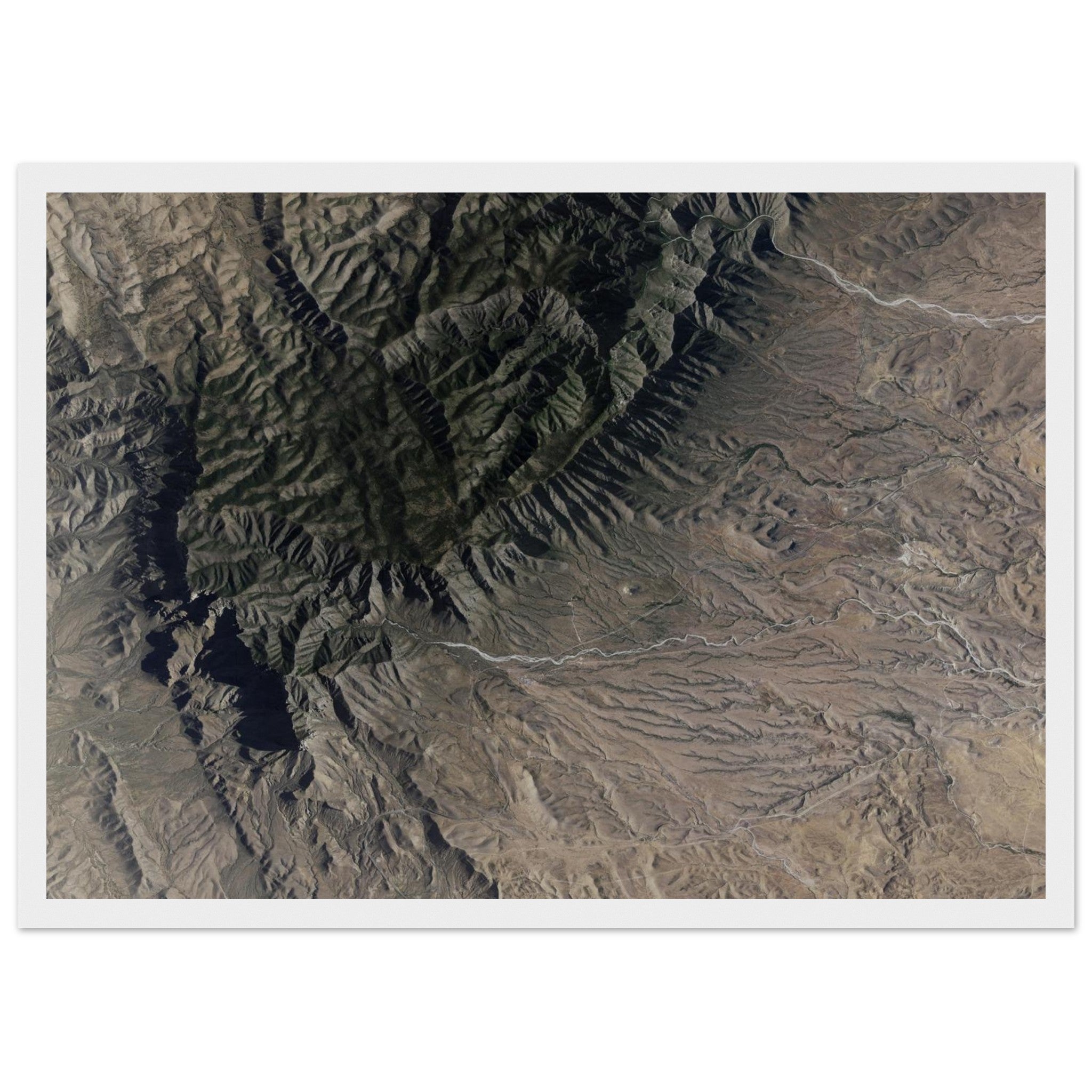 Guadalupe Mountains National Park Natural Earth Print - Ink And Atlas