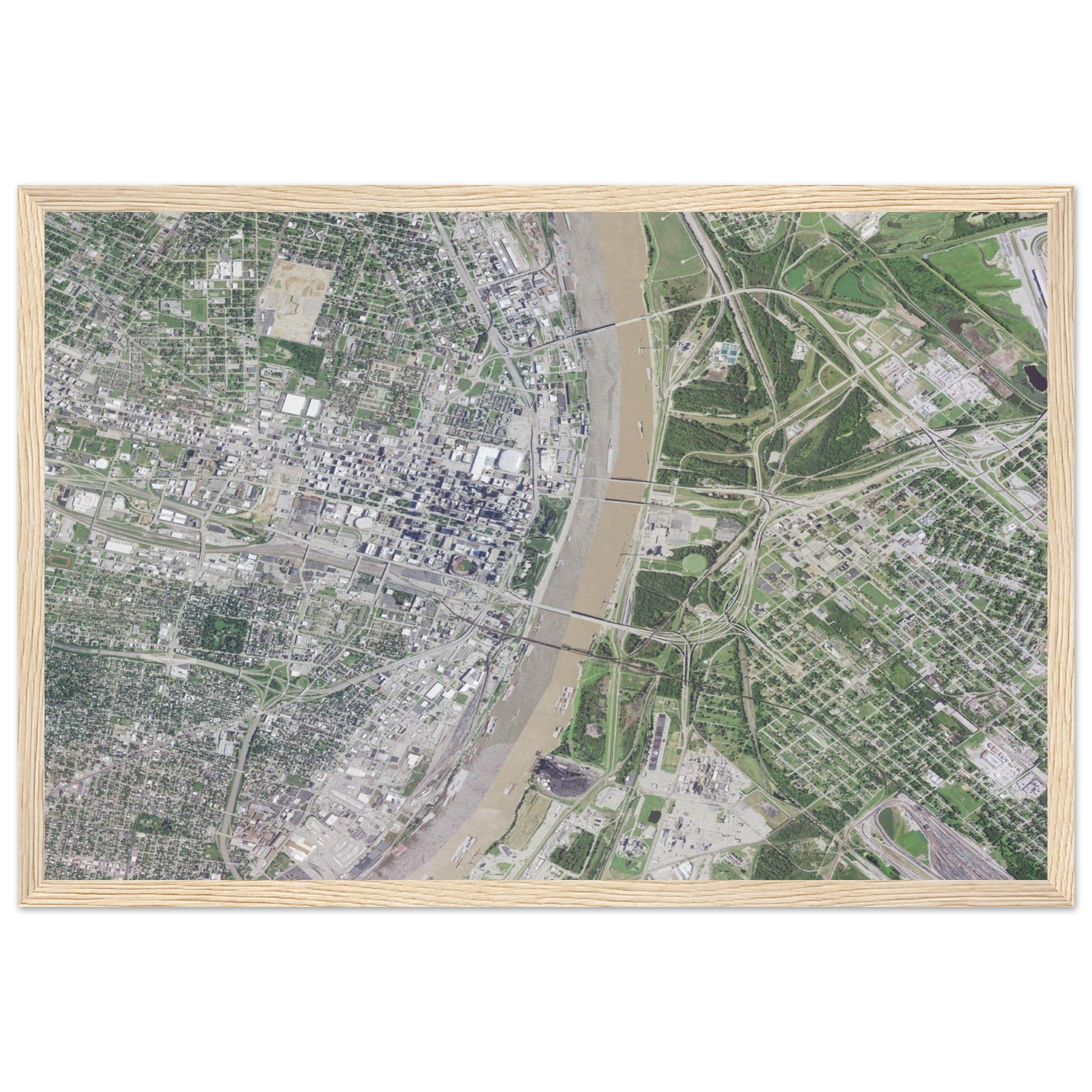 Gateway Arch National Park Natural Earth Print - Ink And Atlas
