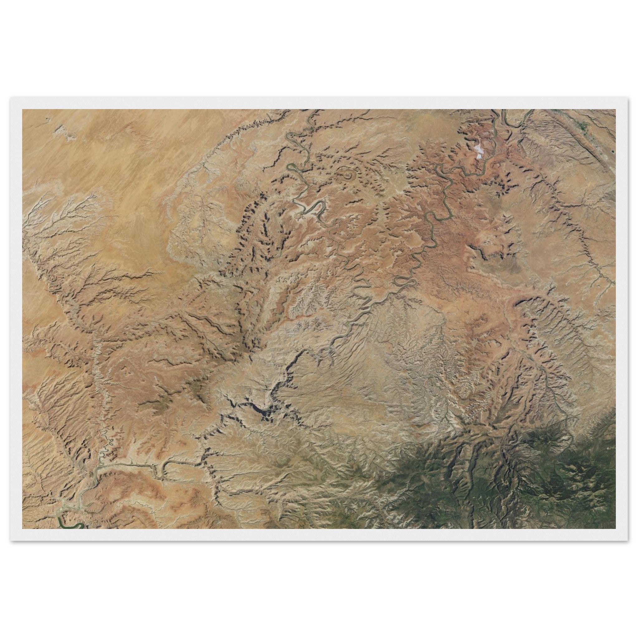 Canyonlands National Park Natural Earth Print - Ink And Atlas
