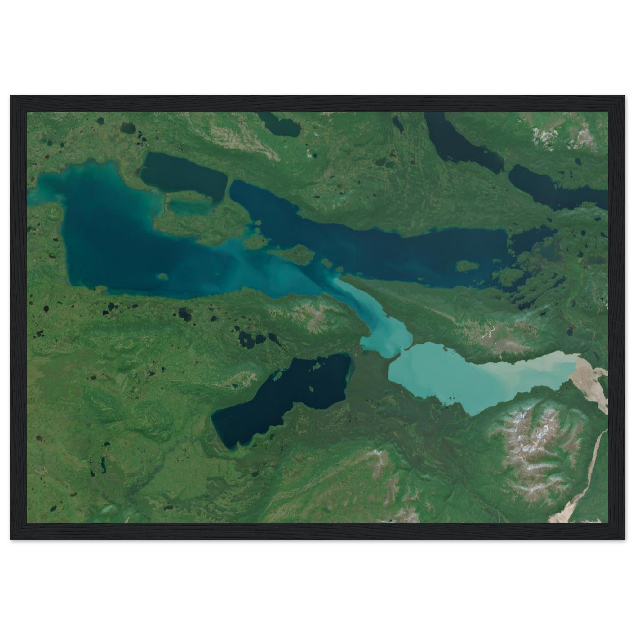 Katmai National Park Natural Earth Print - Ink And Atlas