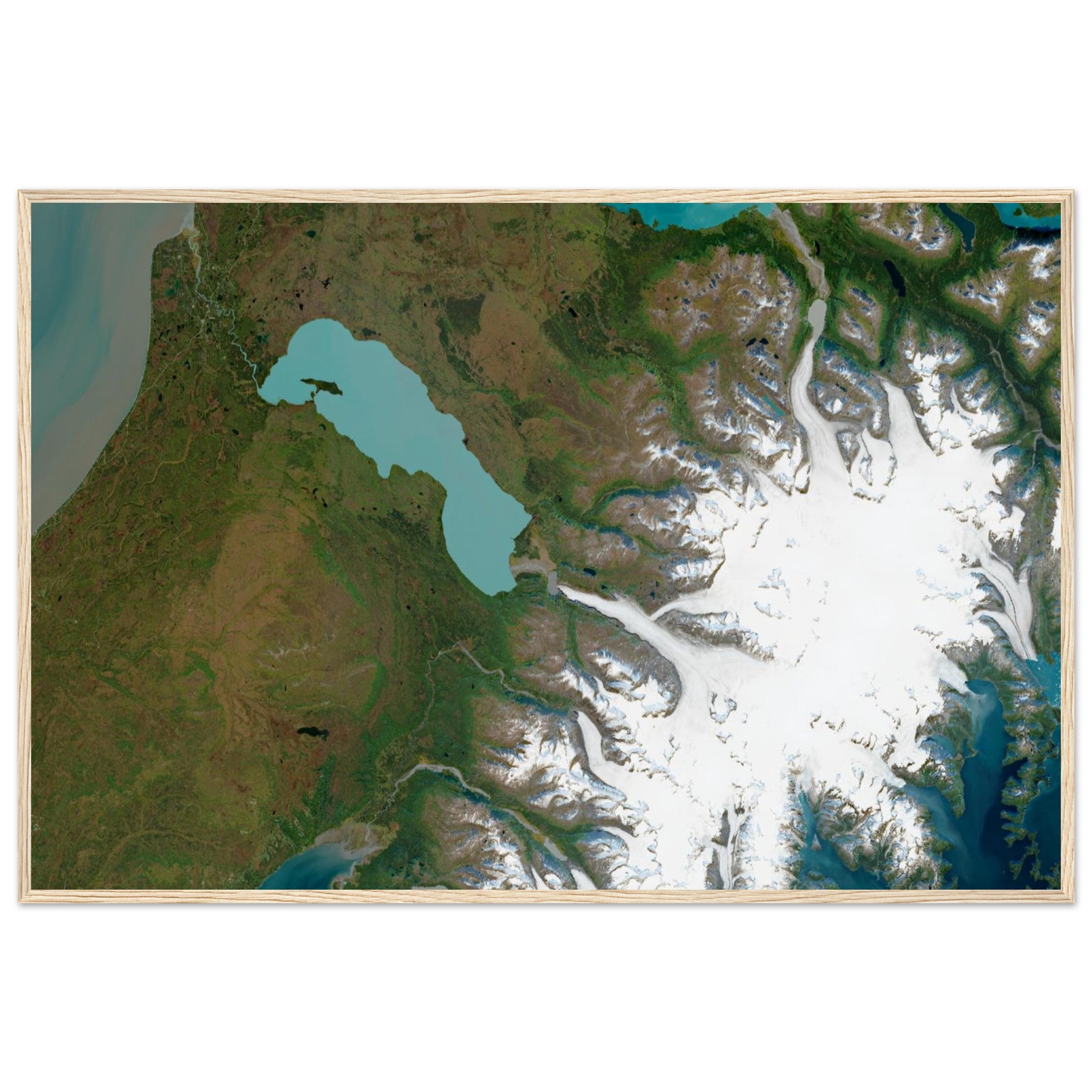 Kenai Fjords National Park Natural Earth Print - Ink And Atlas