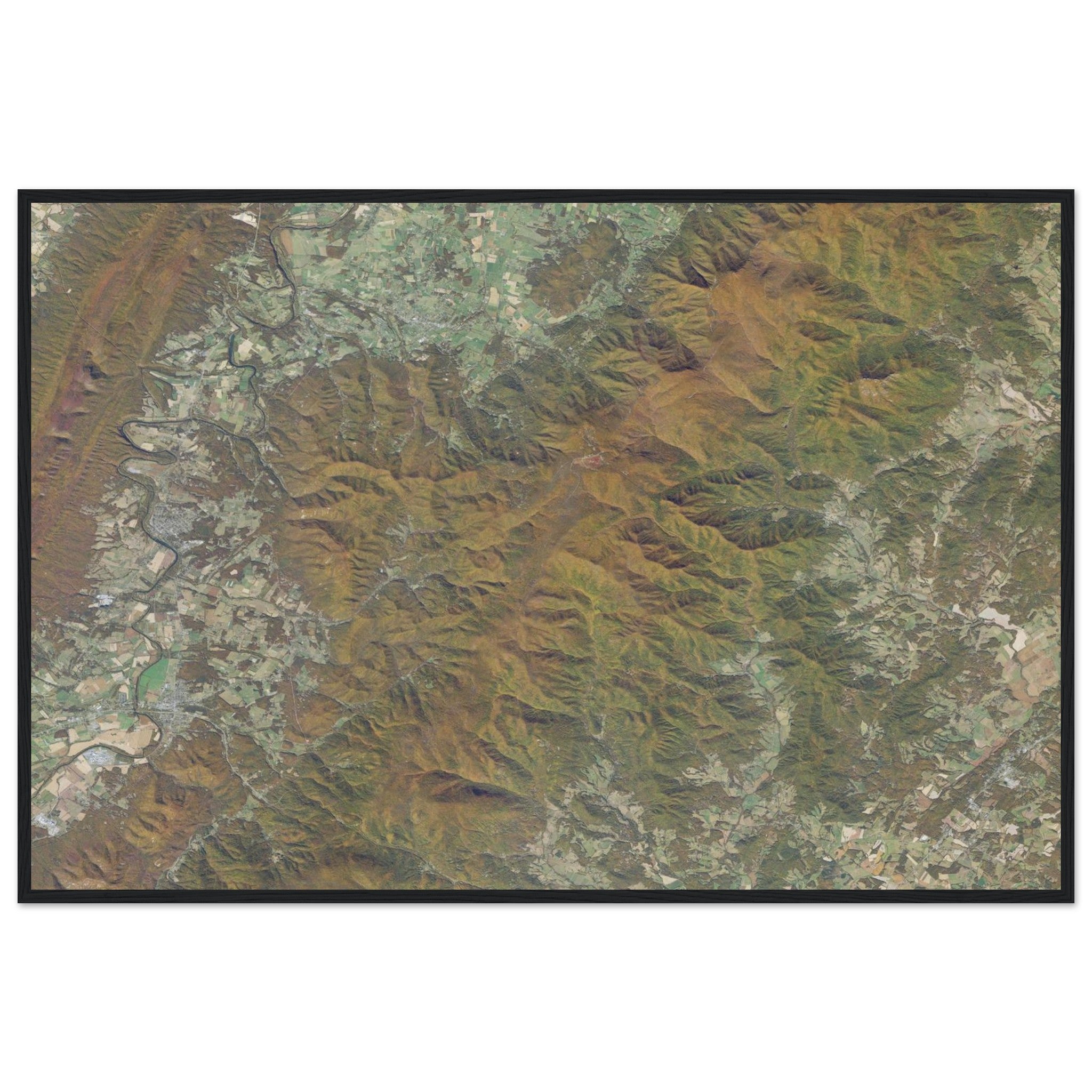 Shenandoah National Park Natural Earth Print - Ink And Atlas