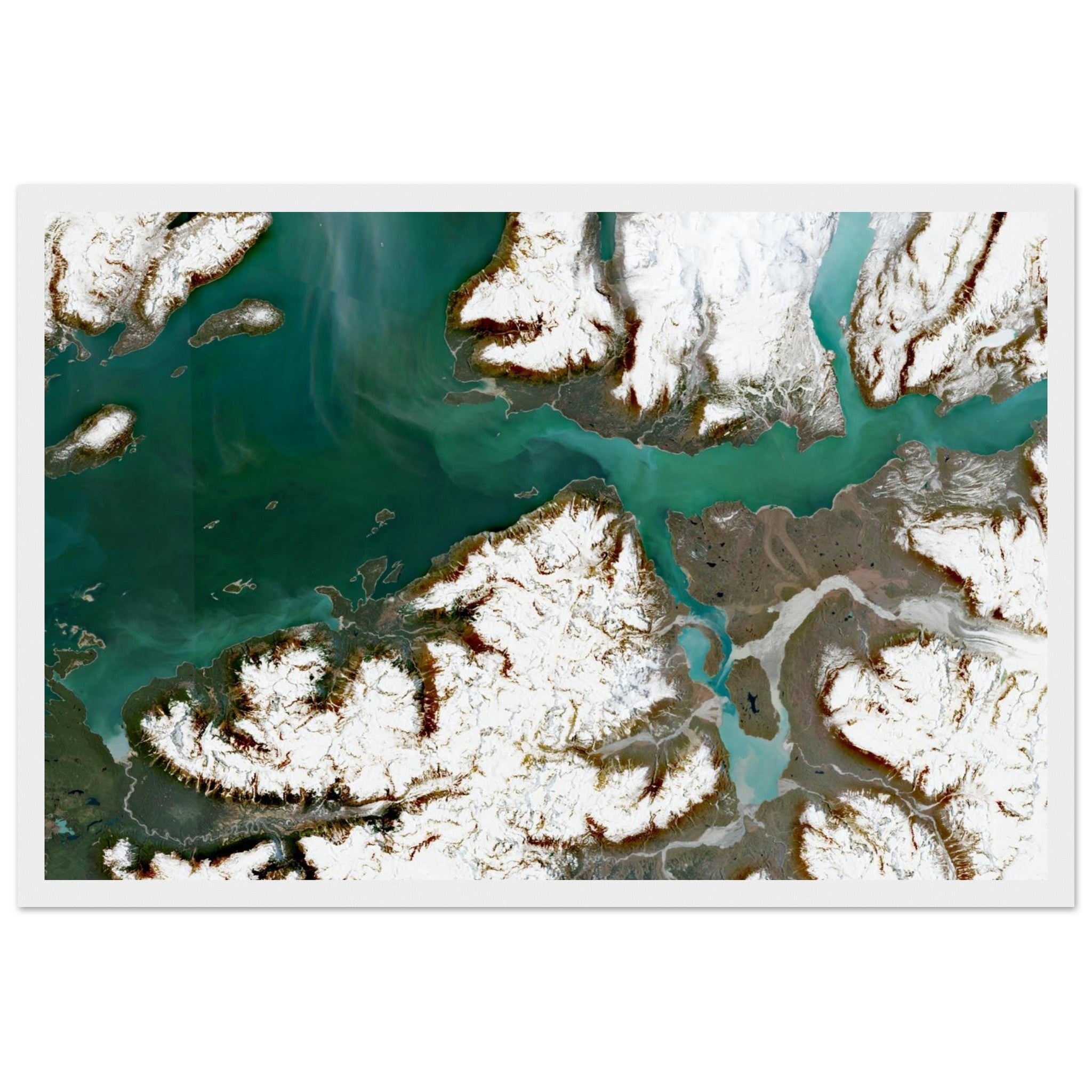 Glacier Bay National Park Natural Earth Print - Ink And Atlas