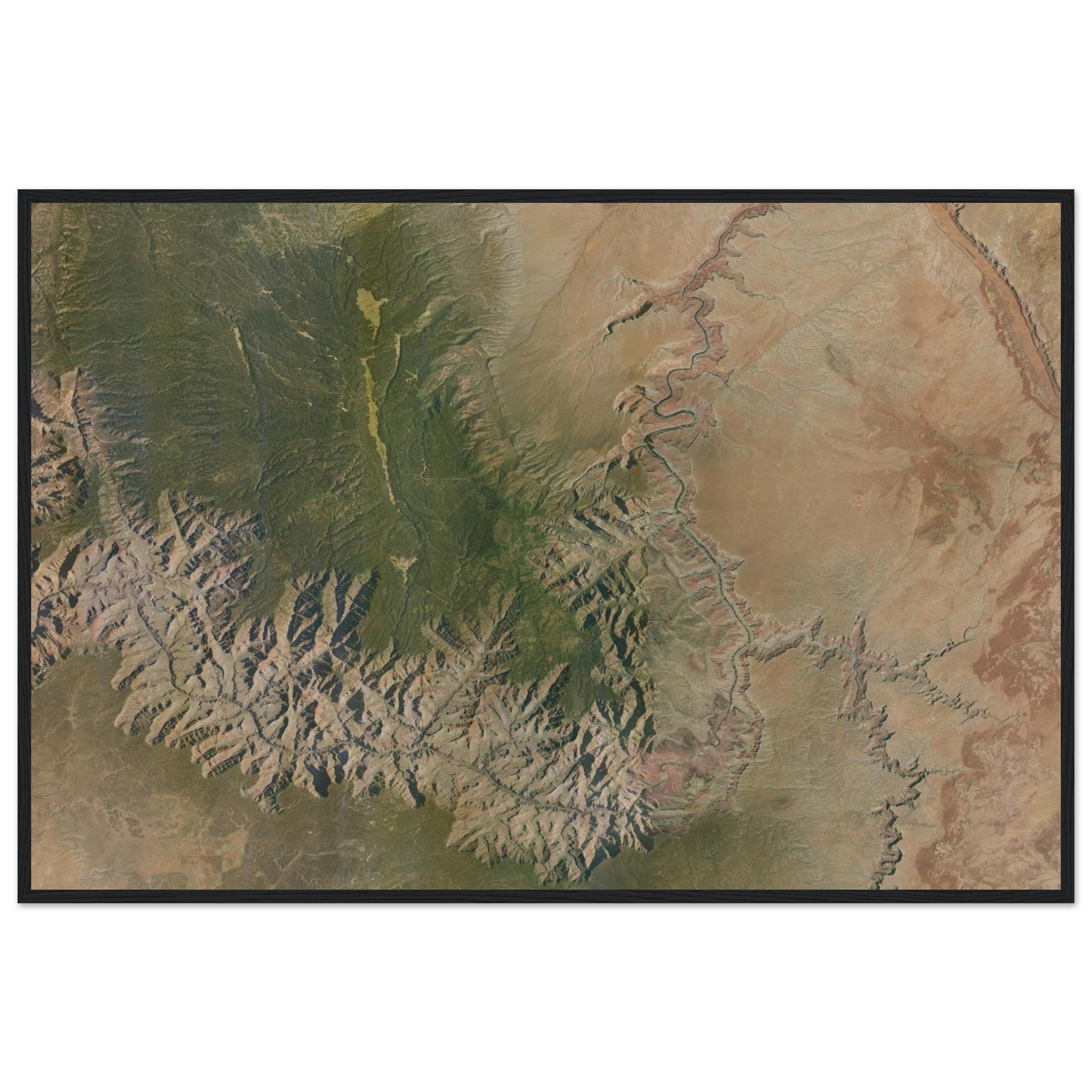 Grand Canyon National Park Natural Earth Print - Ink And Atlas