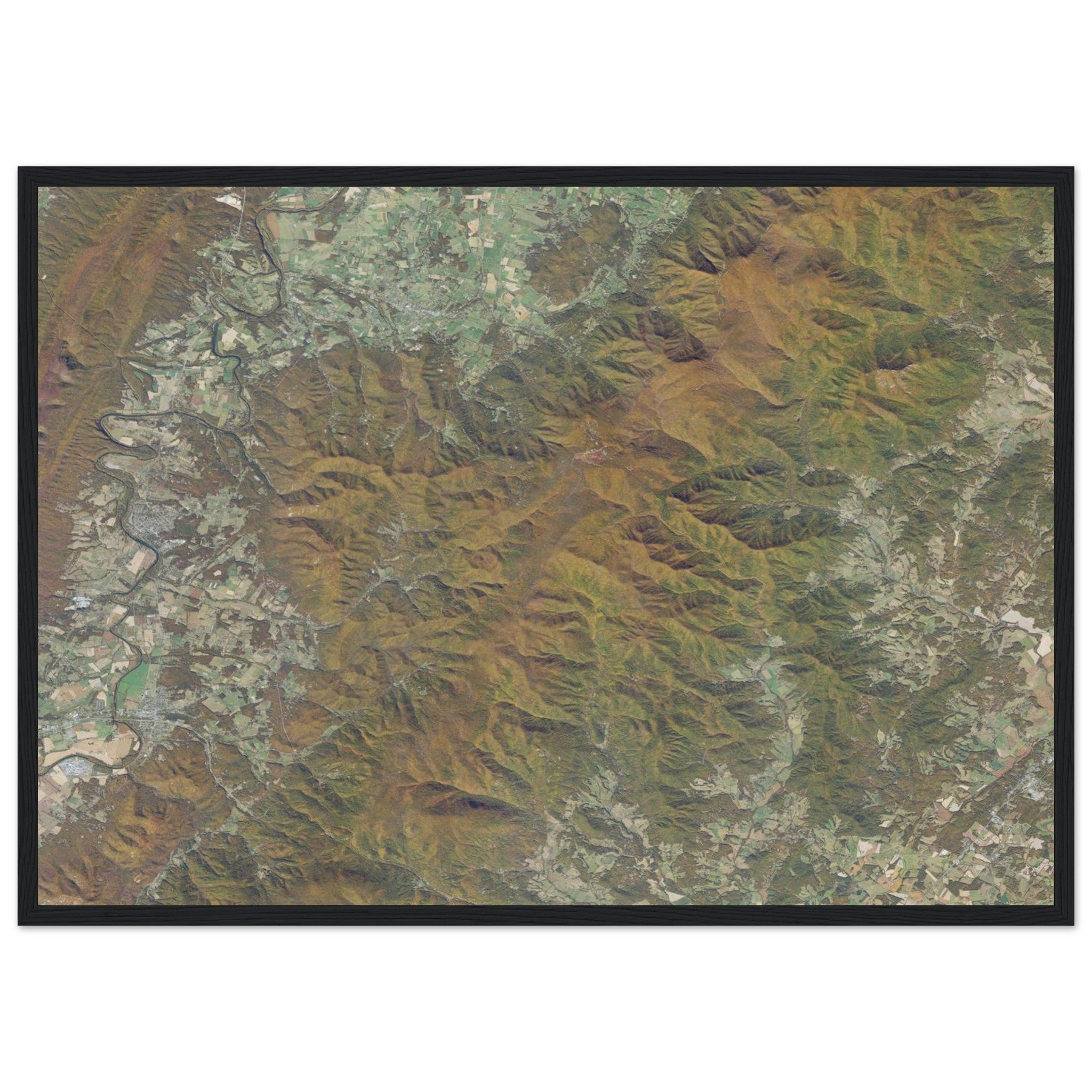 Shenandoah National Park Natural Earth Print - Ink And Atlas