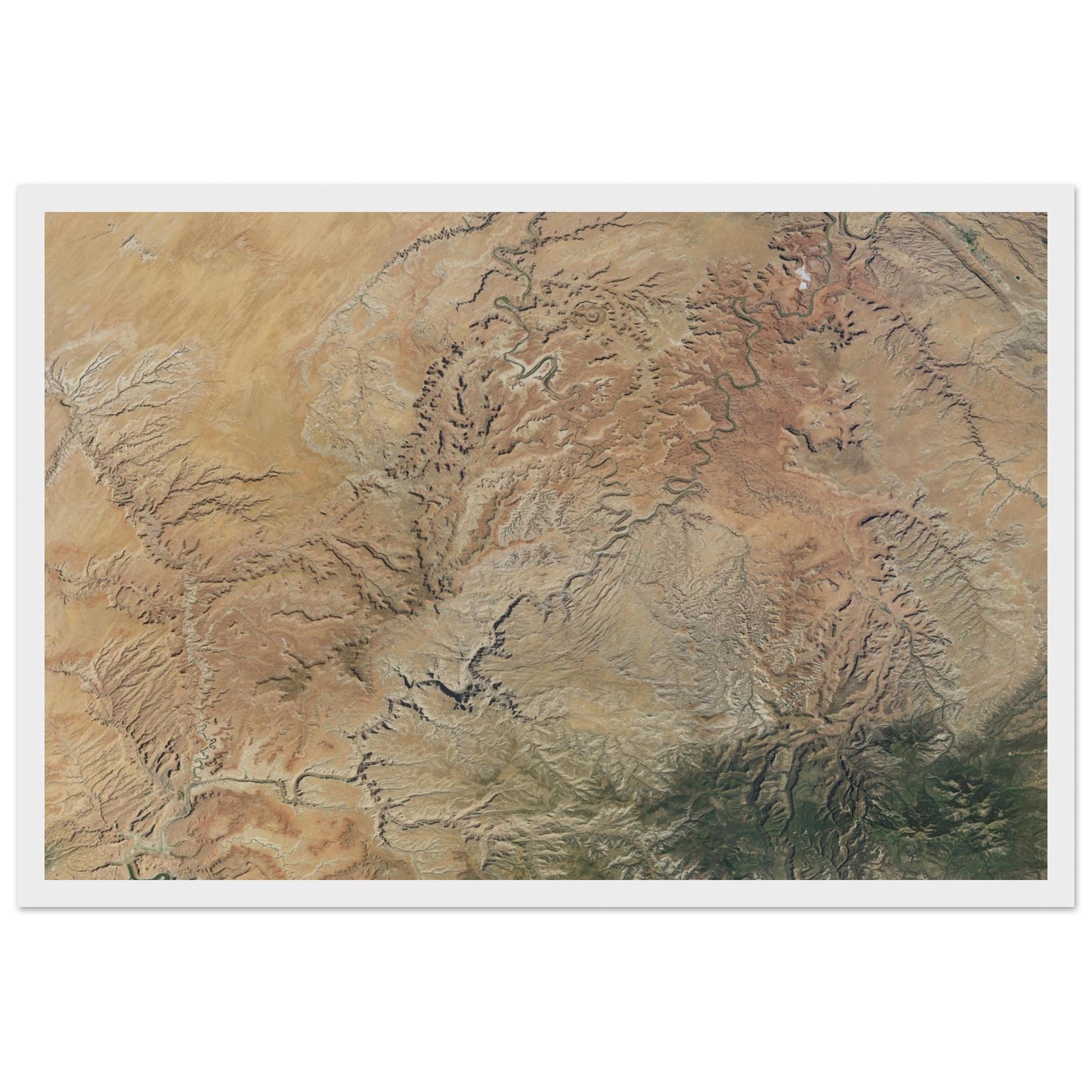 Canyonlands National Park Natural Earth Print - Ink And Atlas