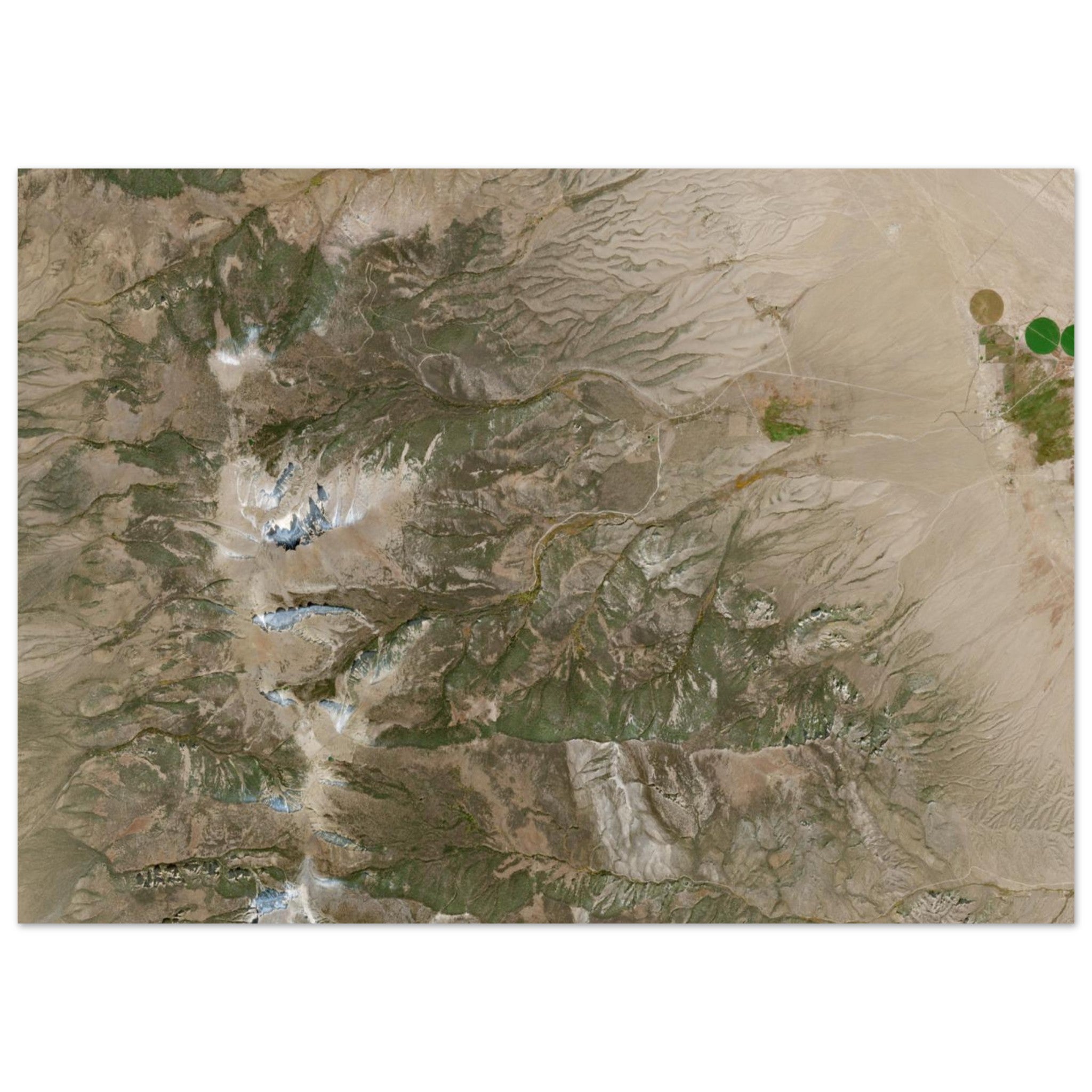 Great Basin National Park Natural Earth Print - Ink And Atlas