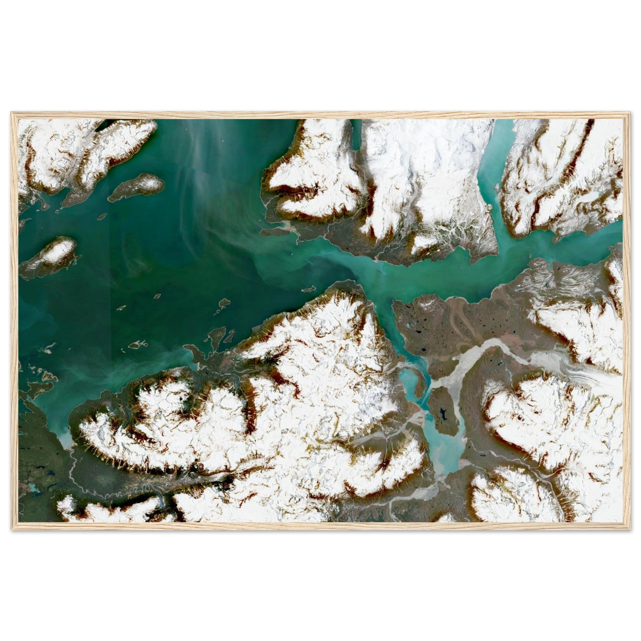 Glacier Bay National Park Natural Earth Print - Ink And Atlas